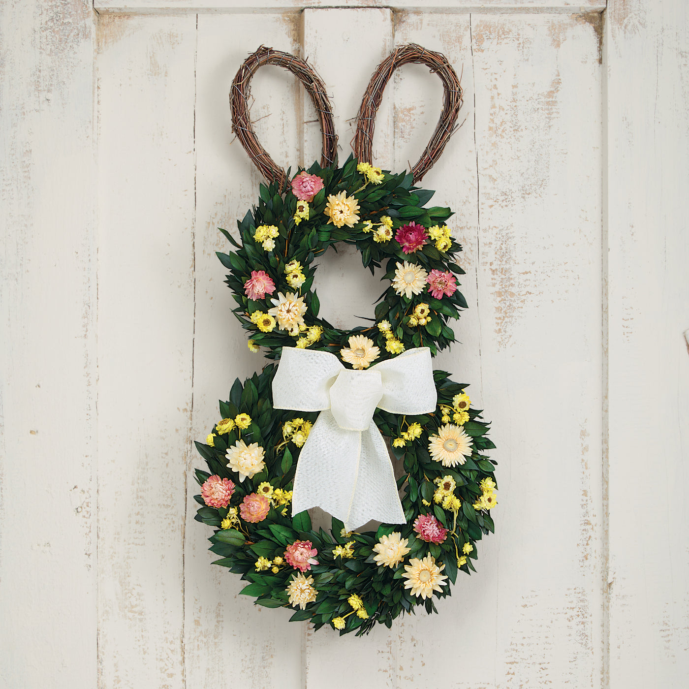 Daisy Bunny Wreath (Preorder)