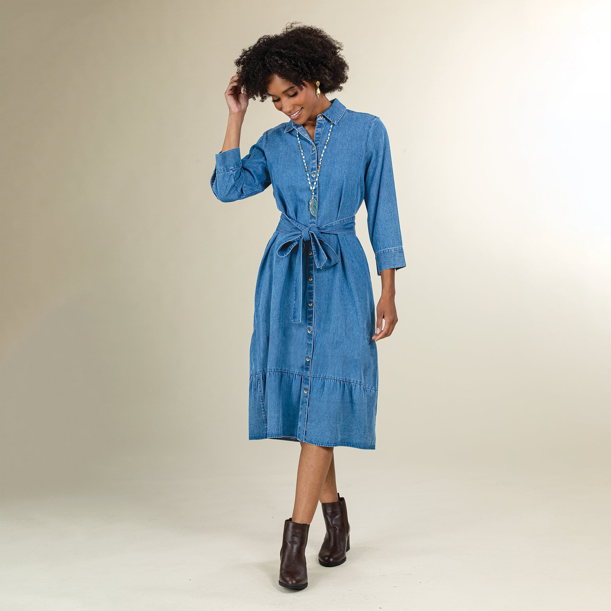 Darling in Denim Dress