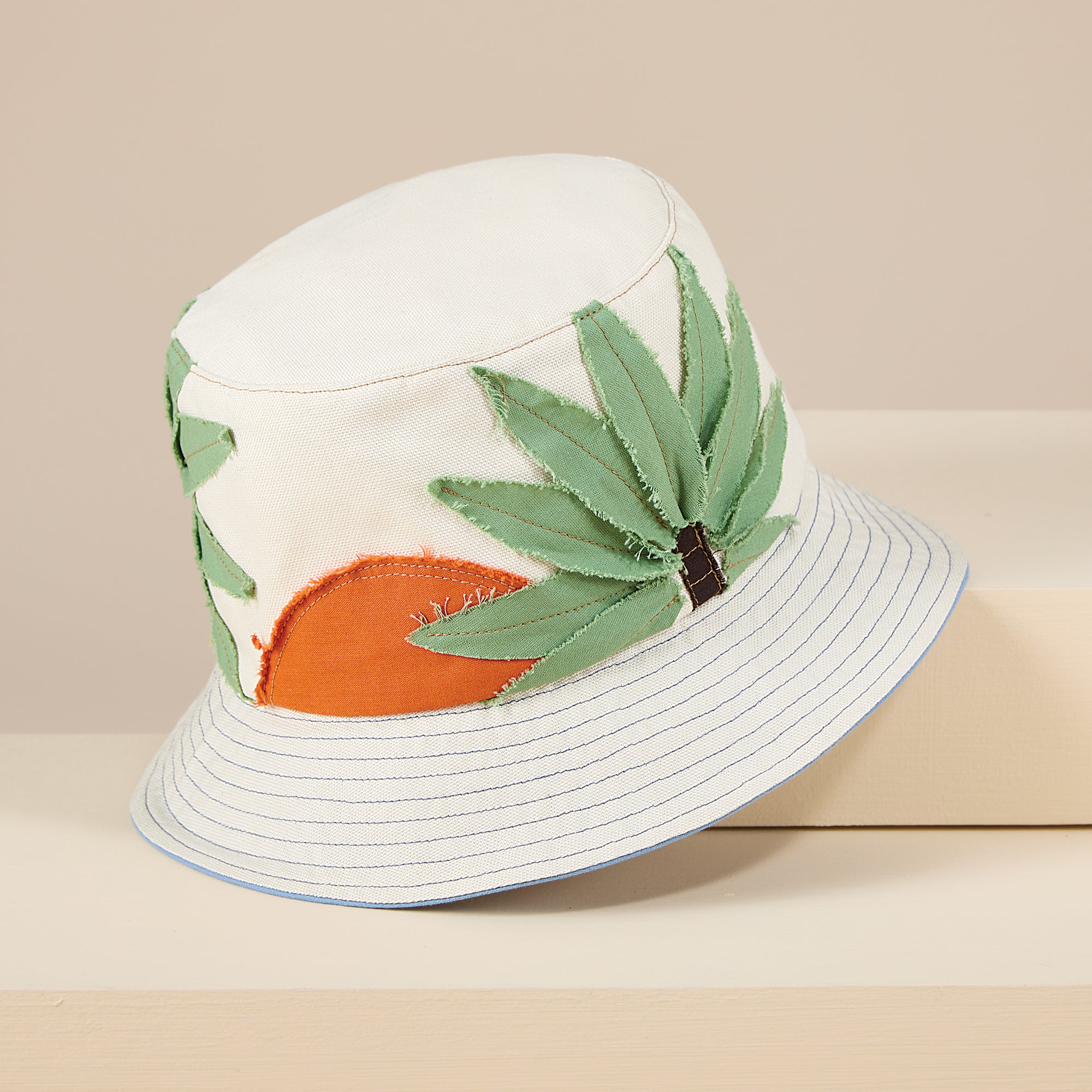 Lydia Italian Linen Bucket Hat