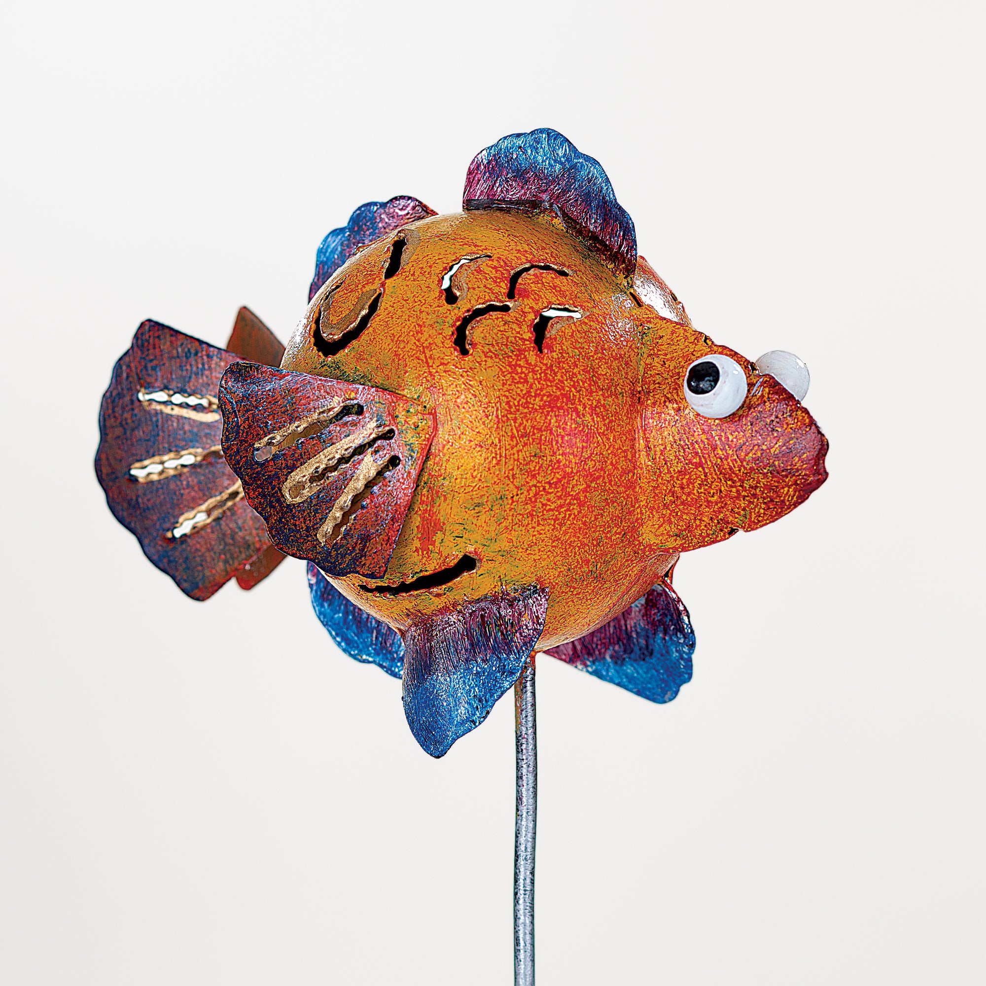 Hand-Painted Fish Garden Stake (Preorder)