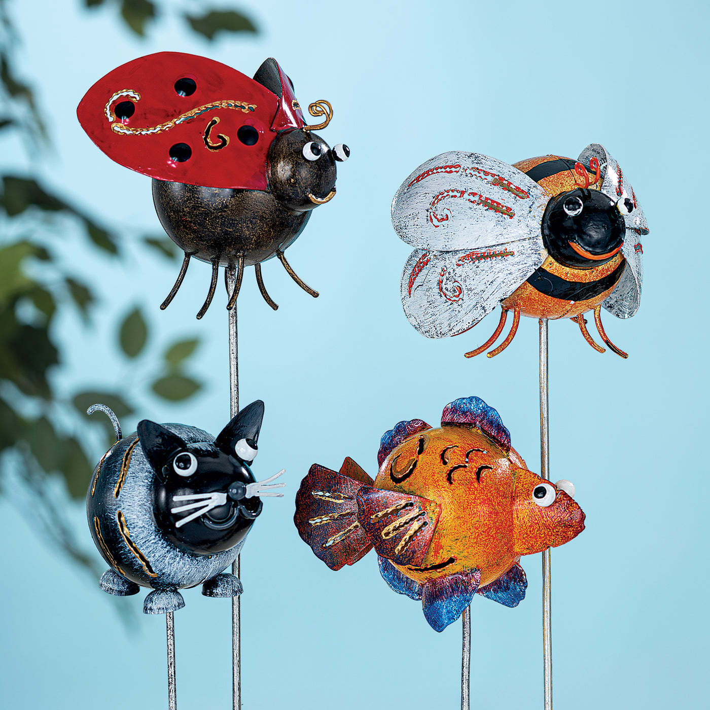 Hand-Painted Fish Garden Stake (Preorder)