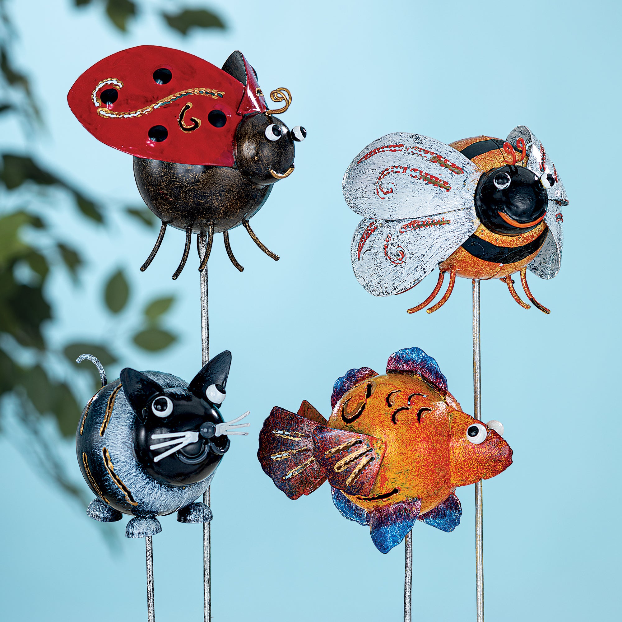 Hand-Painted Fish Garden Stake (Preorder)