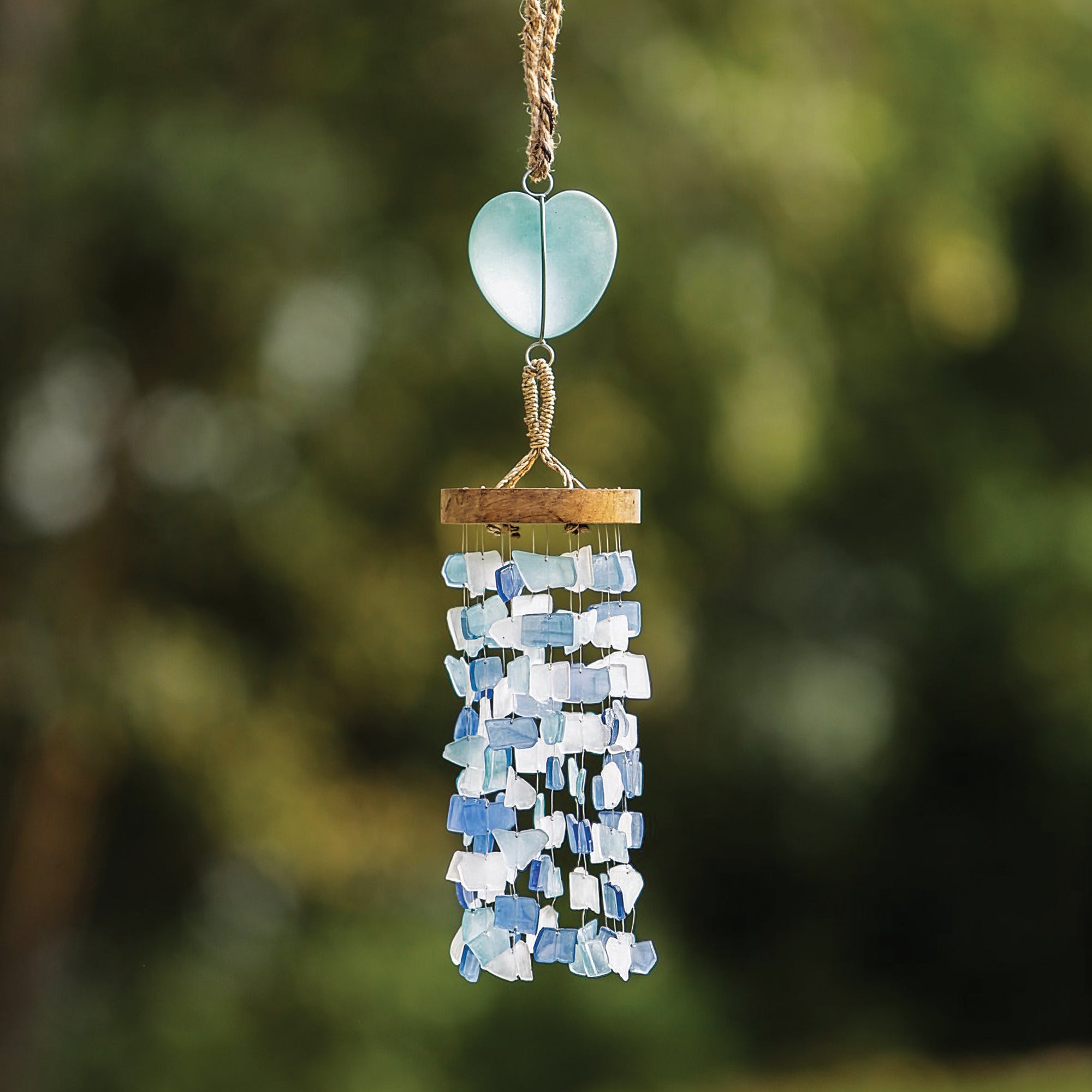 Heart & Seaglass Mobile (Preorder)