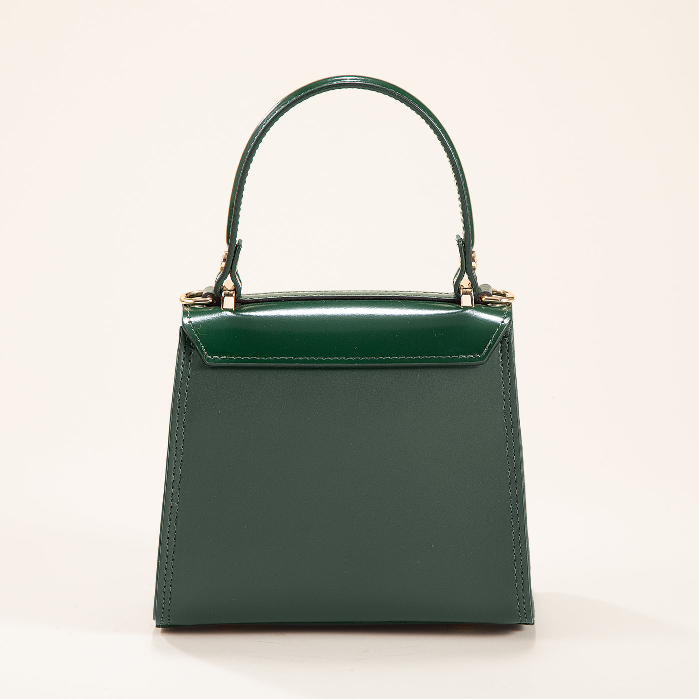 Cipressa Green Italian Leather Satchel