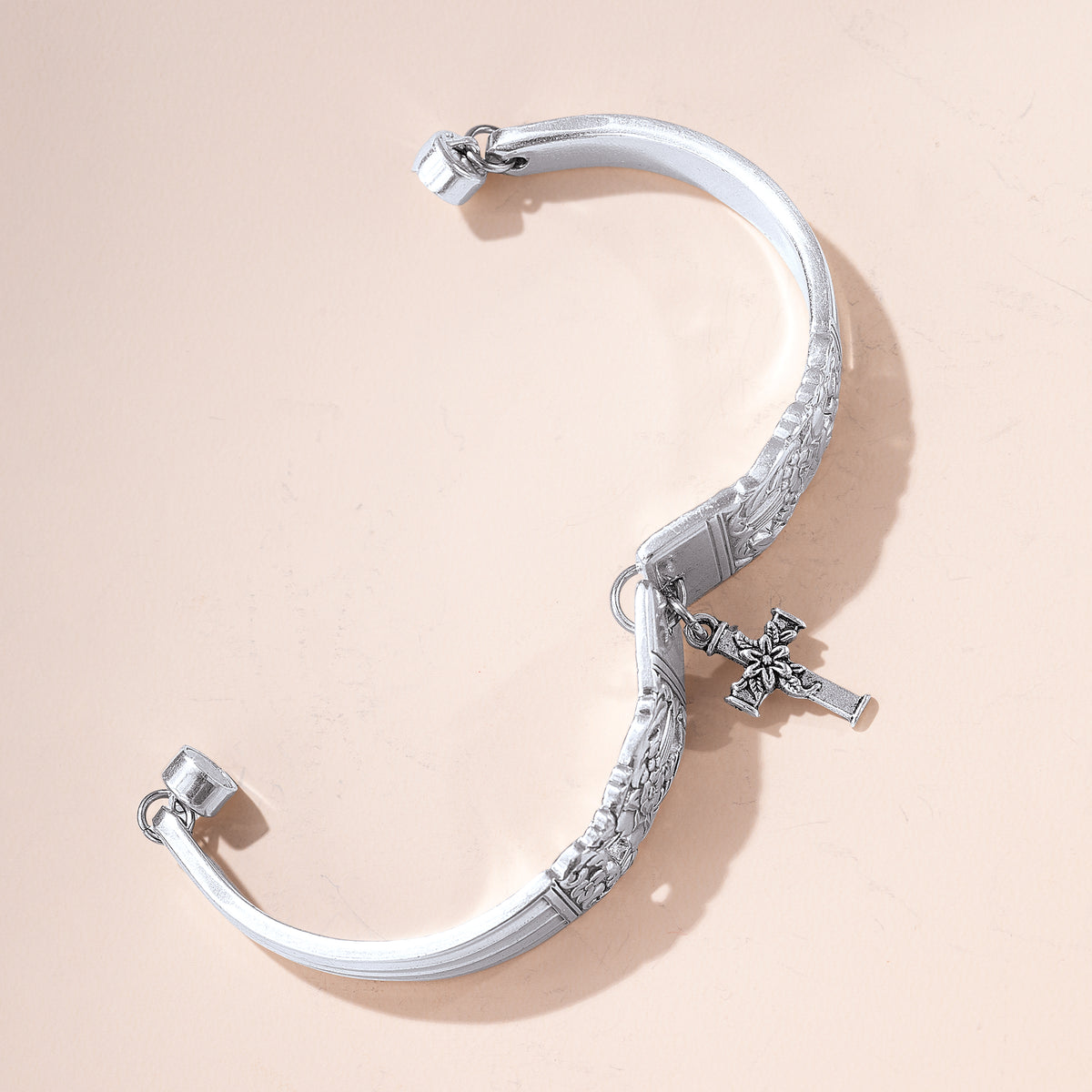 Upcycled Silverware Angel Bracelet (Preorder)