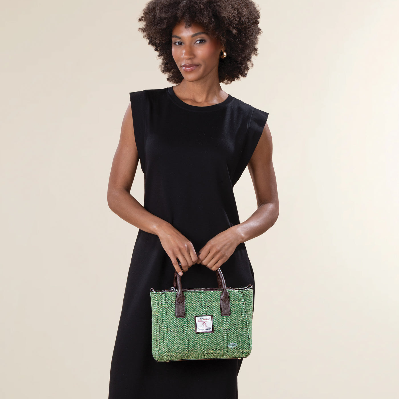 Harris Tweed Brora Tartan Plaid Tote (Preorder)