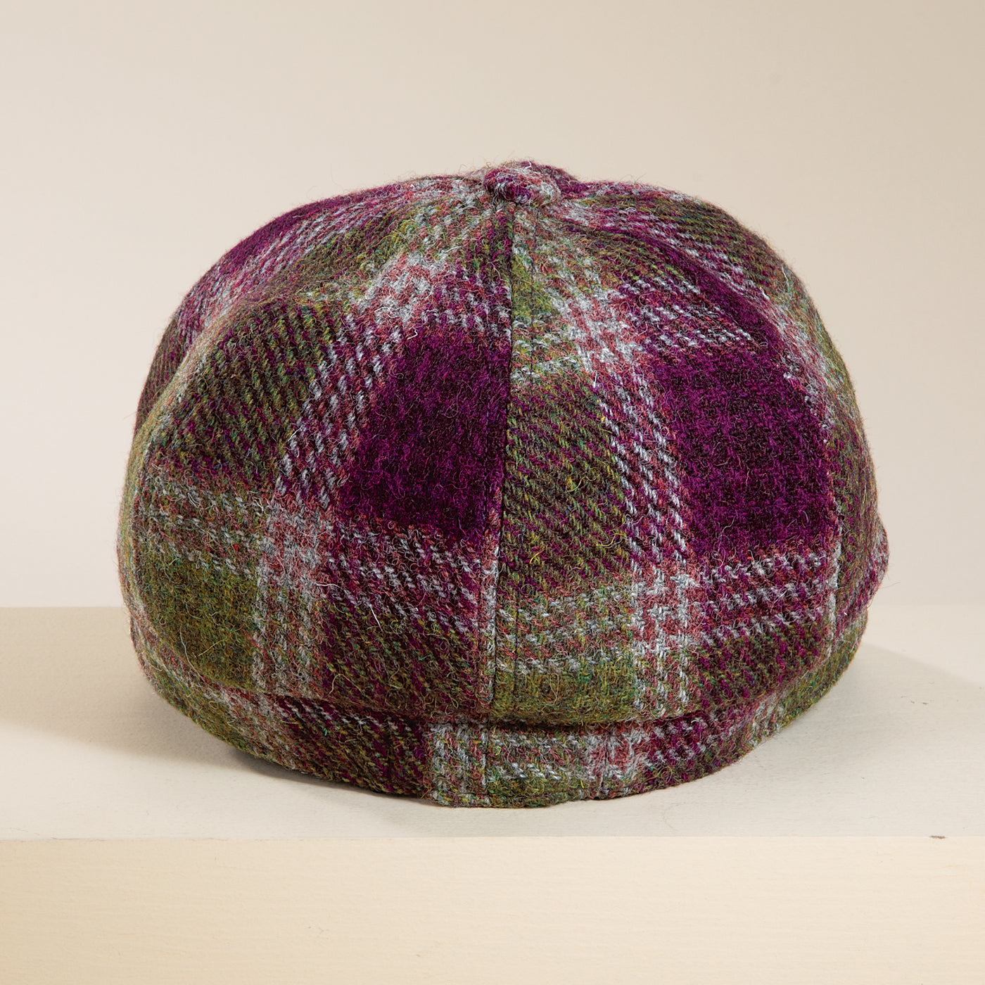 Glasgow Plaid Harris Tweed Ladies Cap