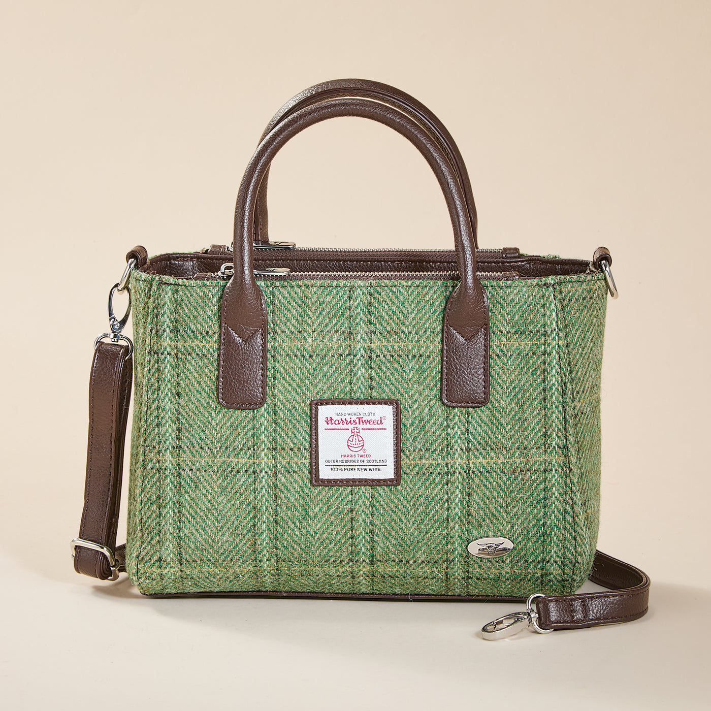 Harris Tweed Brora Tartan Plaid Tote (Preorder)