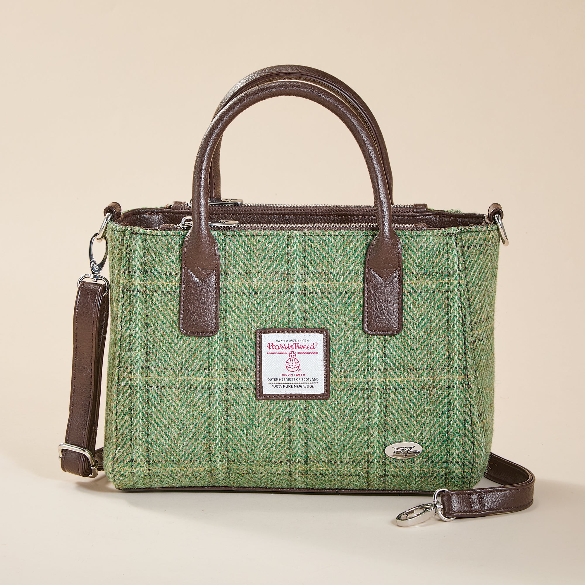 Harris Tweed Brora Tartan Plaid Tote (Preorder)