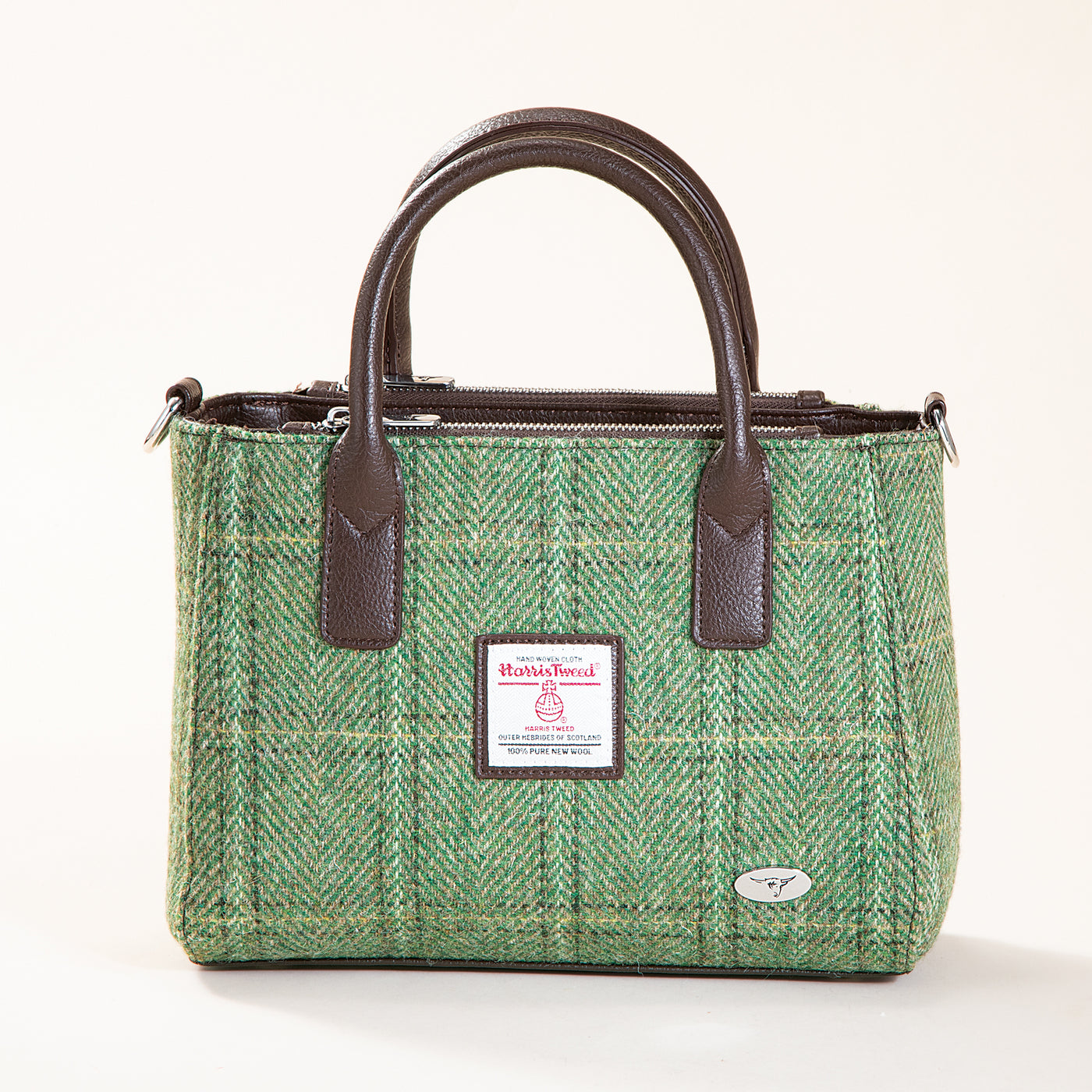 Harris Tweed Brora Tartan Plaid Tote (Preorder)