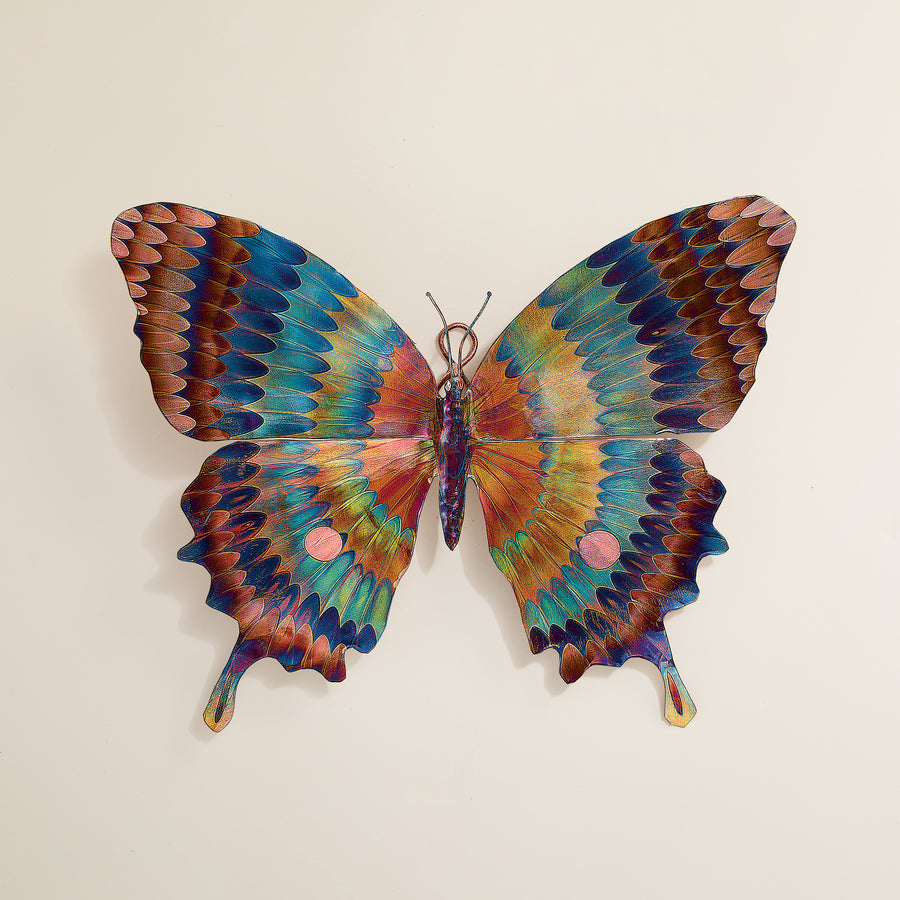 Swallowtail Butterfly Copper Wall Art (Preorder)