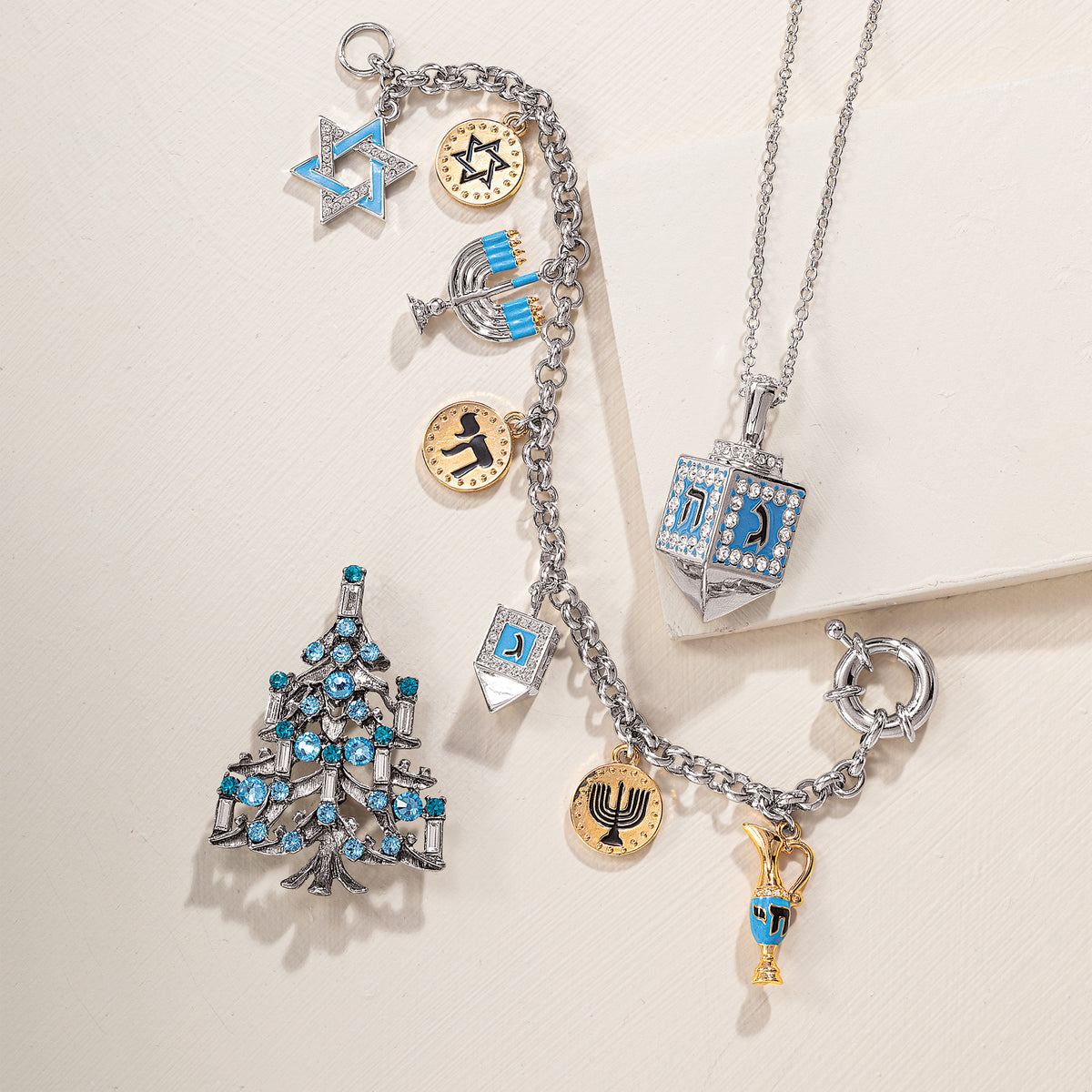 Judaica Tree of Life Brooch (Preorder)