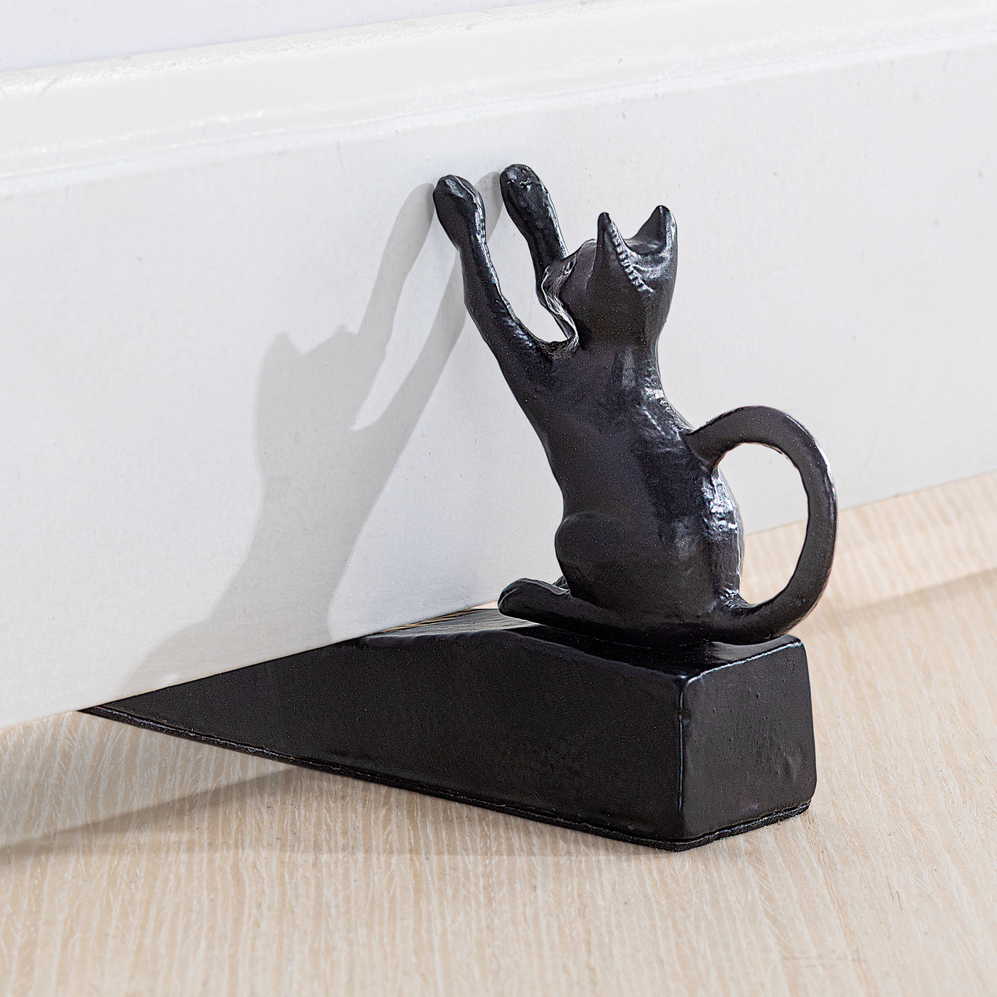 Cast Iron Kitty Doorstop
