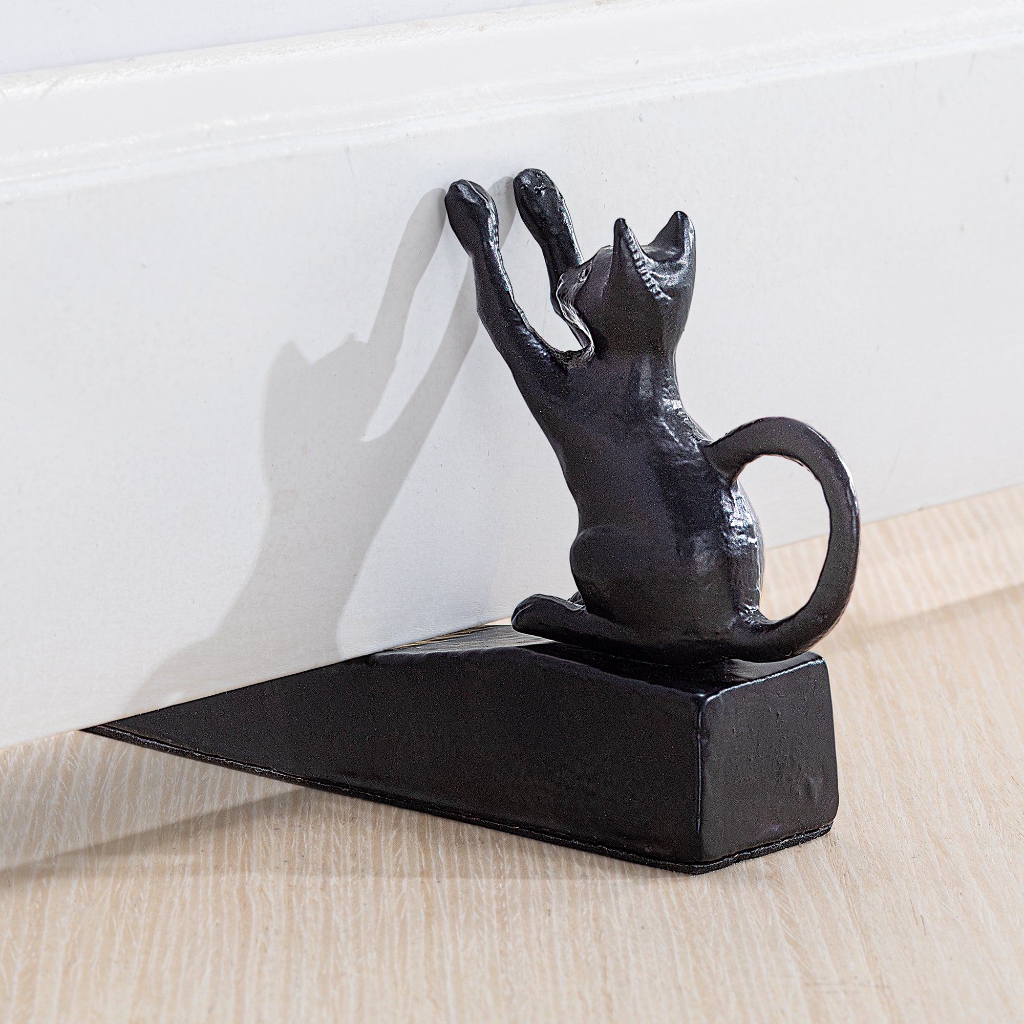 Cast Iron Kitty Doorstop
