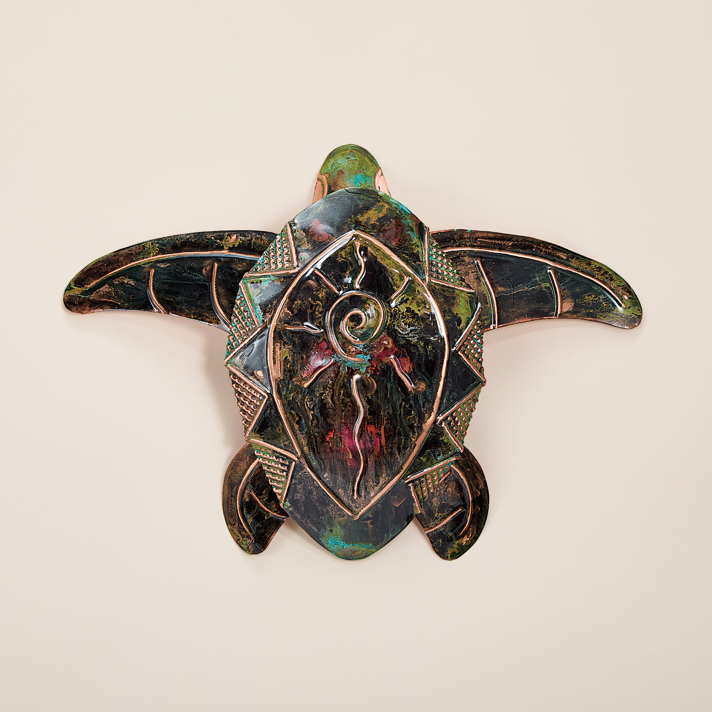 Copper Sea Turtle Sculpture (Preorder)