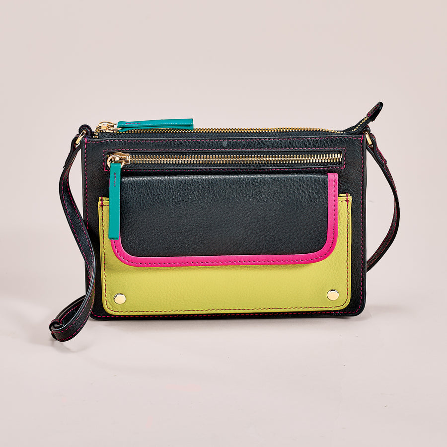 Patchwork in Black Crossbody