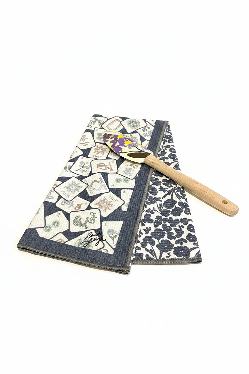 Bam + Bloom Double-Sided Tea Towel