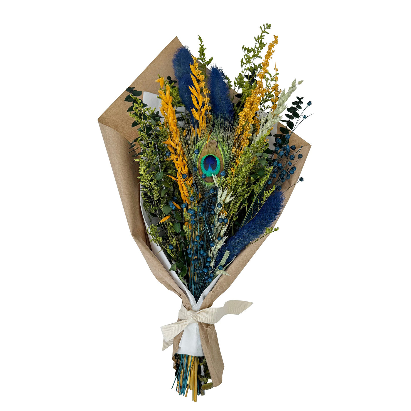 Peacock Plume Floral Bouquet