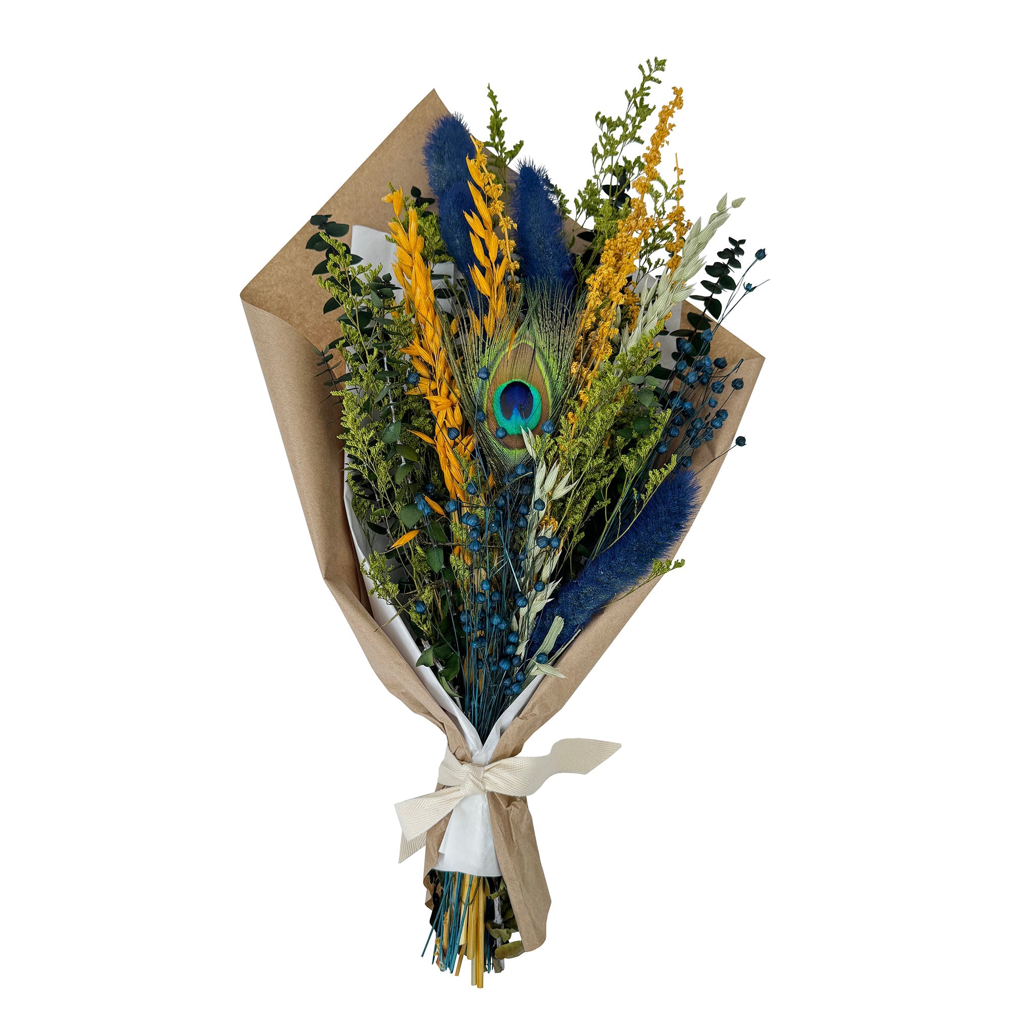 Peacock Plume Floral Bouquet