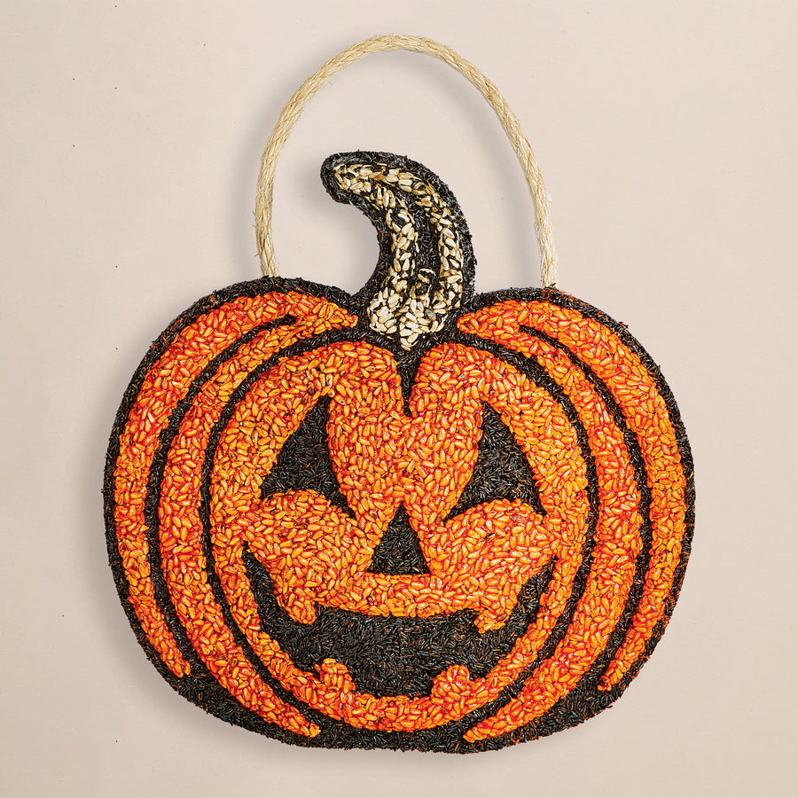 Jack O' Lantern Bird Seed Feeder