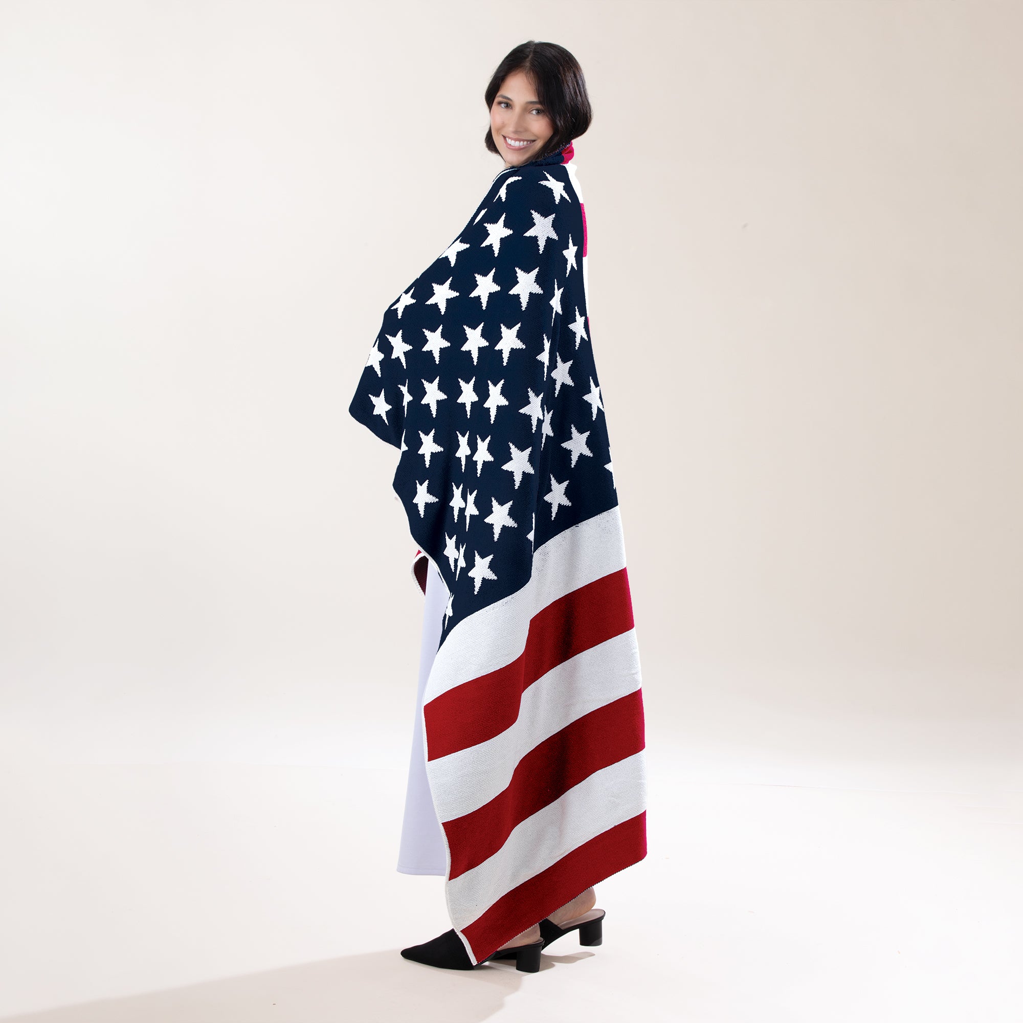 American Flag Throw Blanket (Preorder)