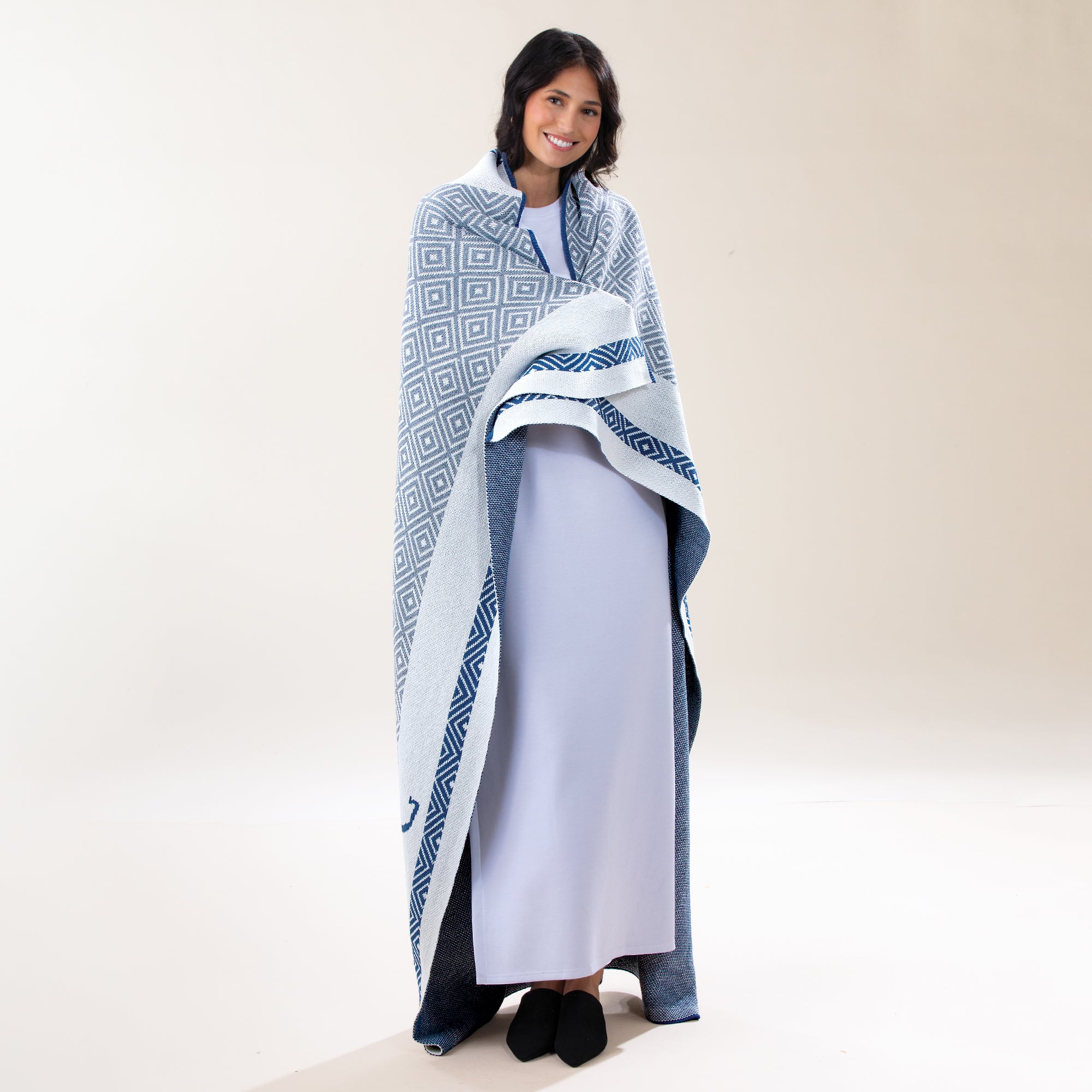 Octopus Striped Throw Blanket (Preorder)