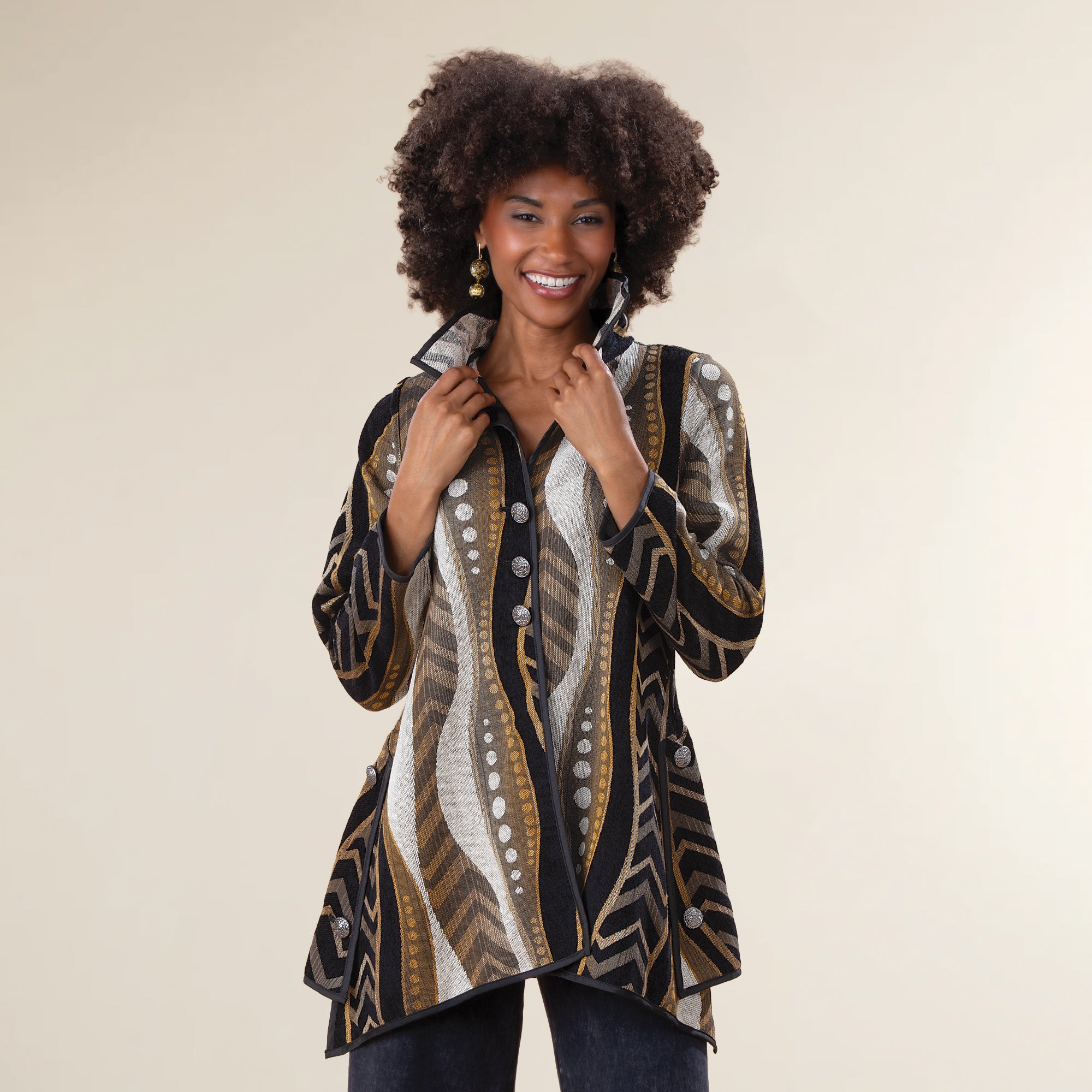 Fine Lines Reversible Jacket