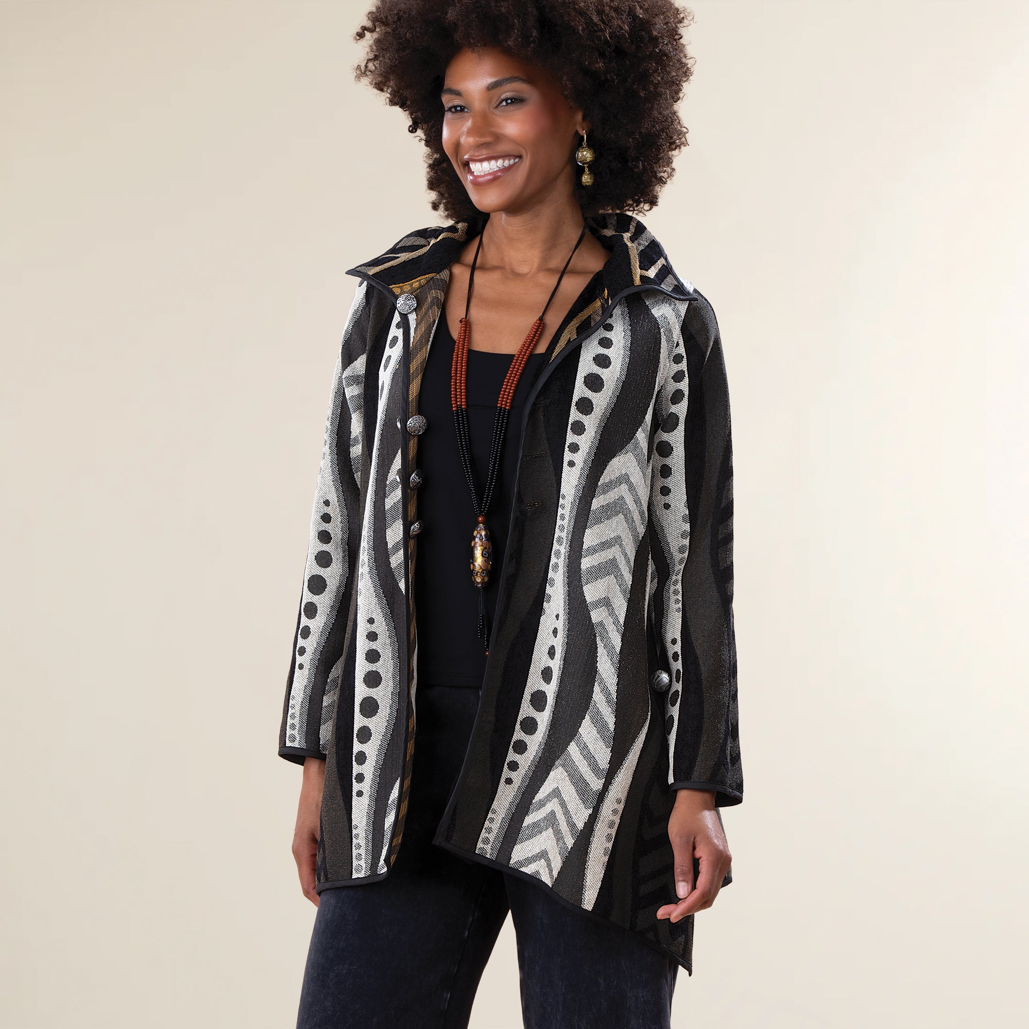 Fine Lines Reversible Jacket