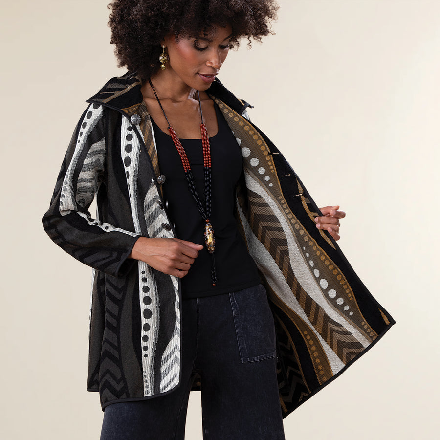 Fine Lines Reversible Jacket
