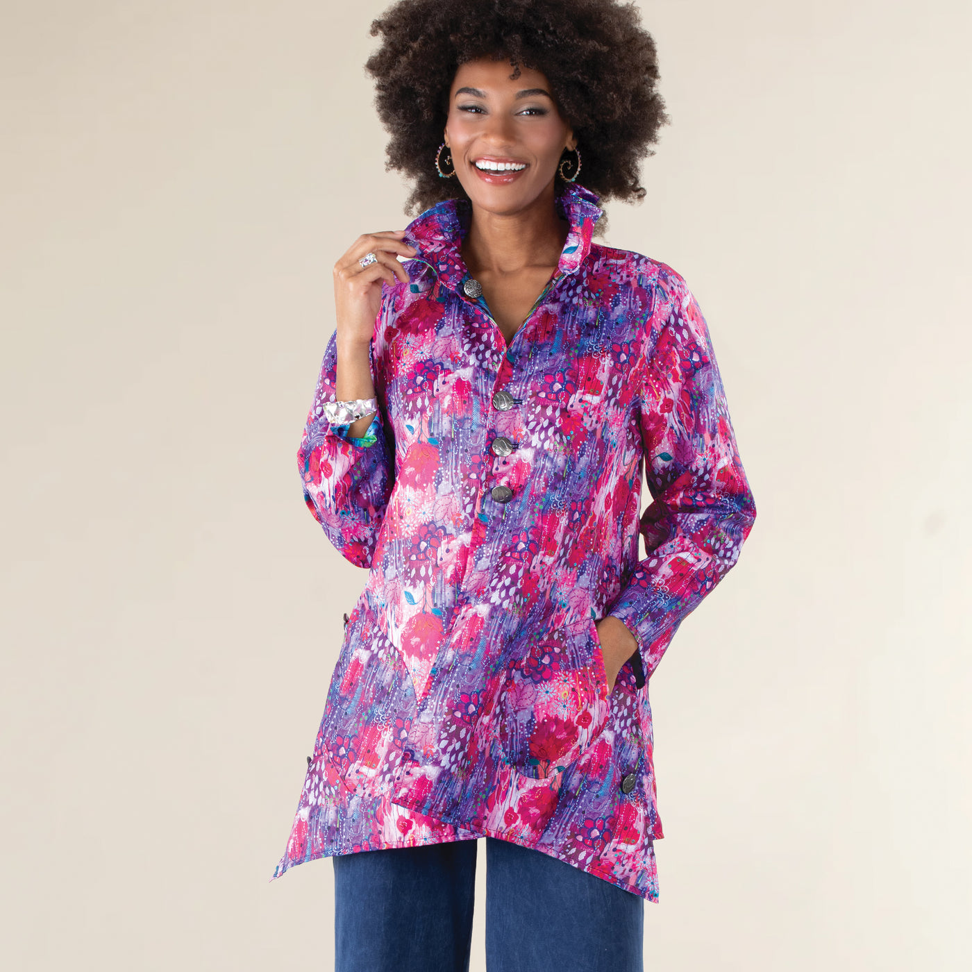 Reversible Jewel-Toned Jacket