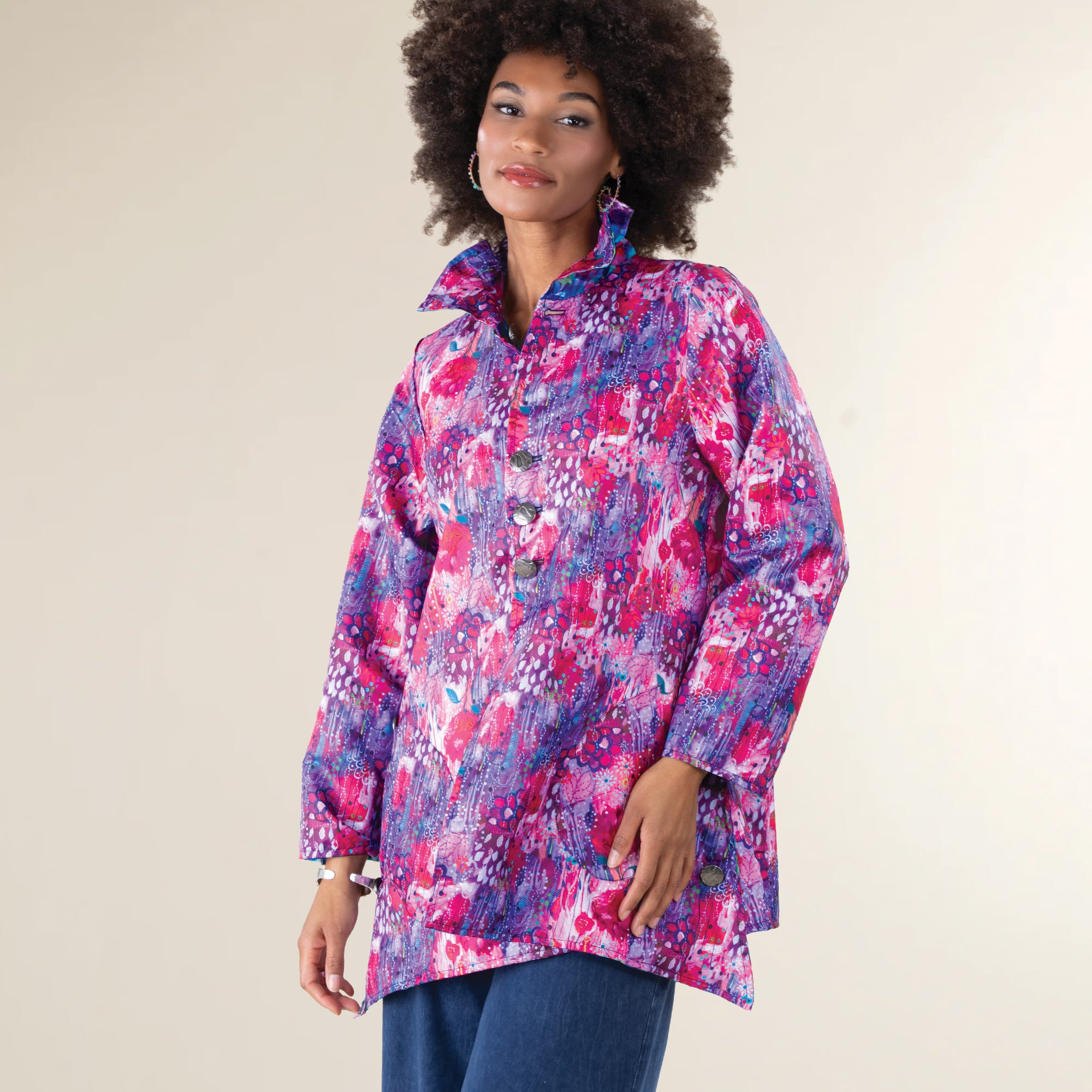 Reversible Jewel-Toned Jacket