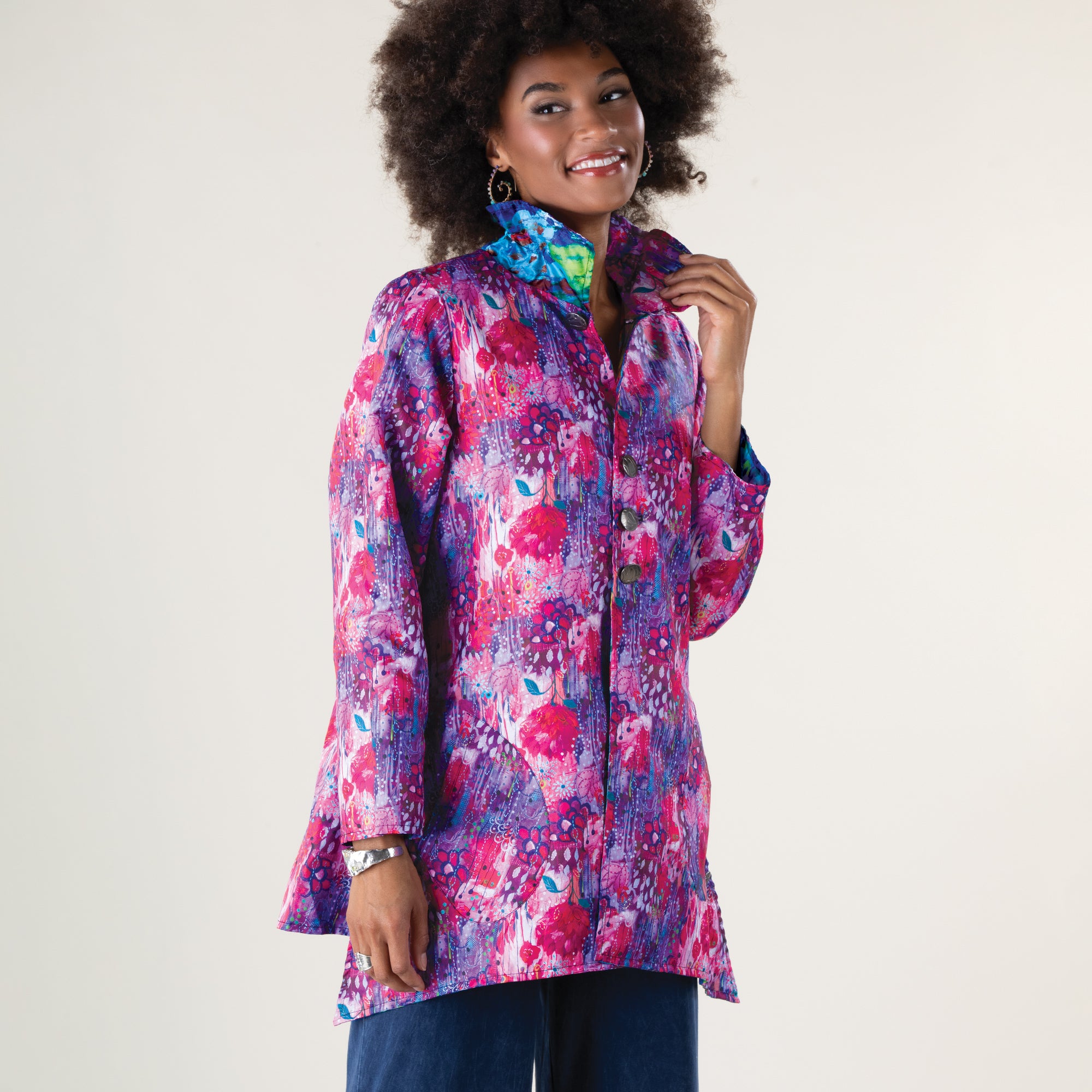 Reversible Jewel-Toned Jacket