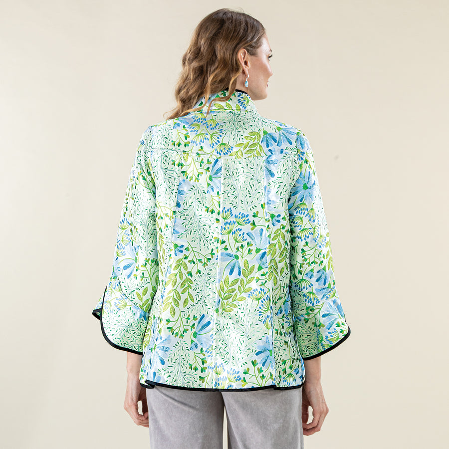 Reversible Floral Brocade Jacket