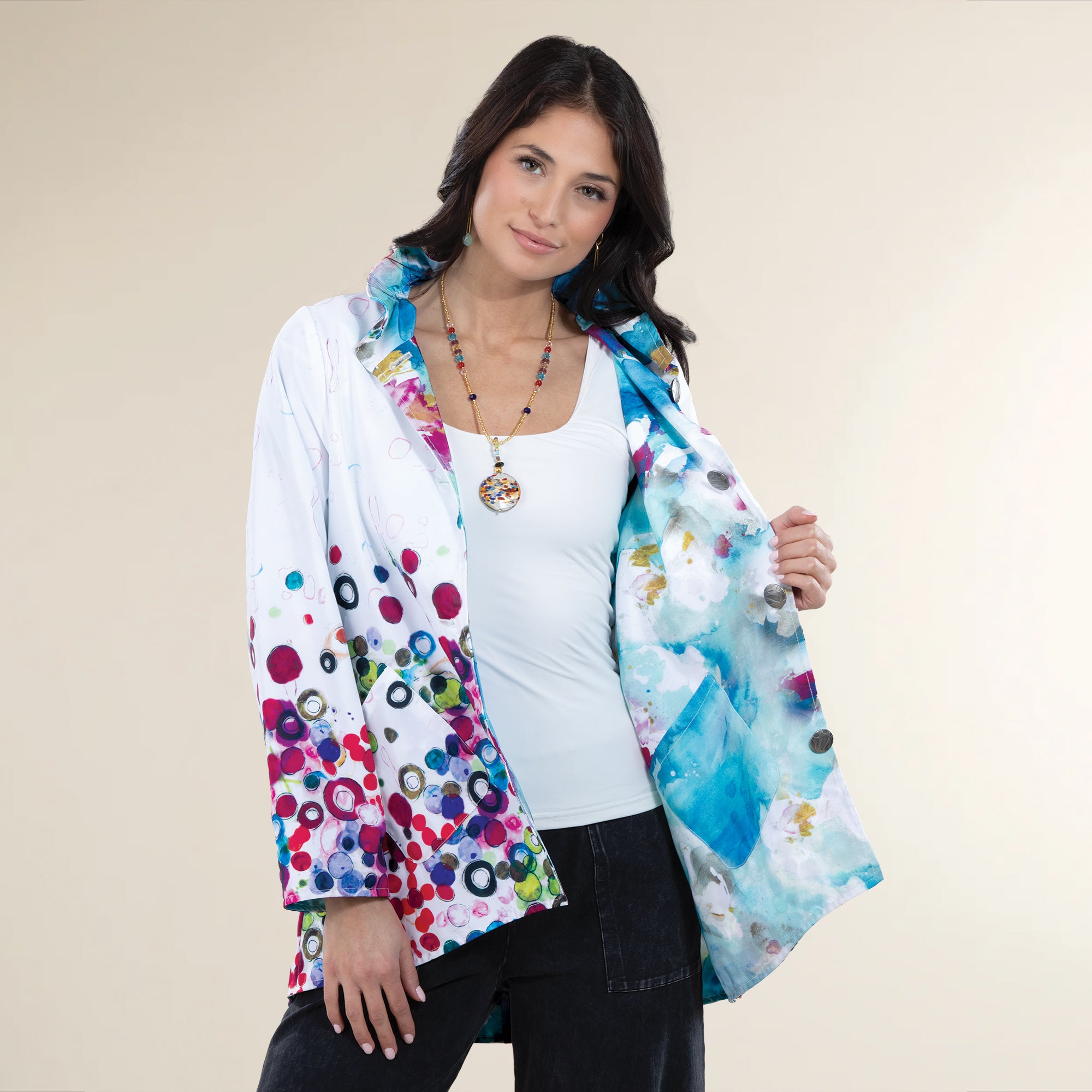 Reversible Watercolor Palette Jacket