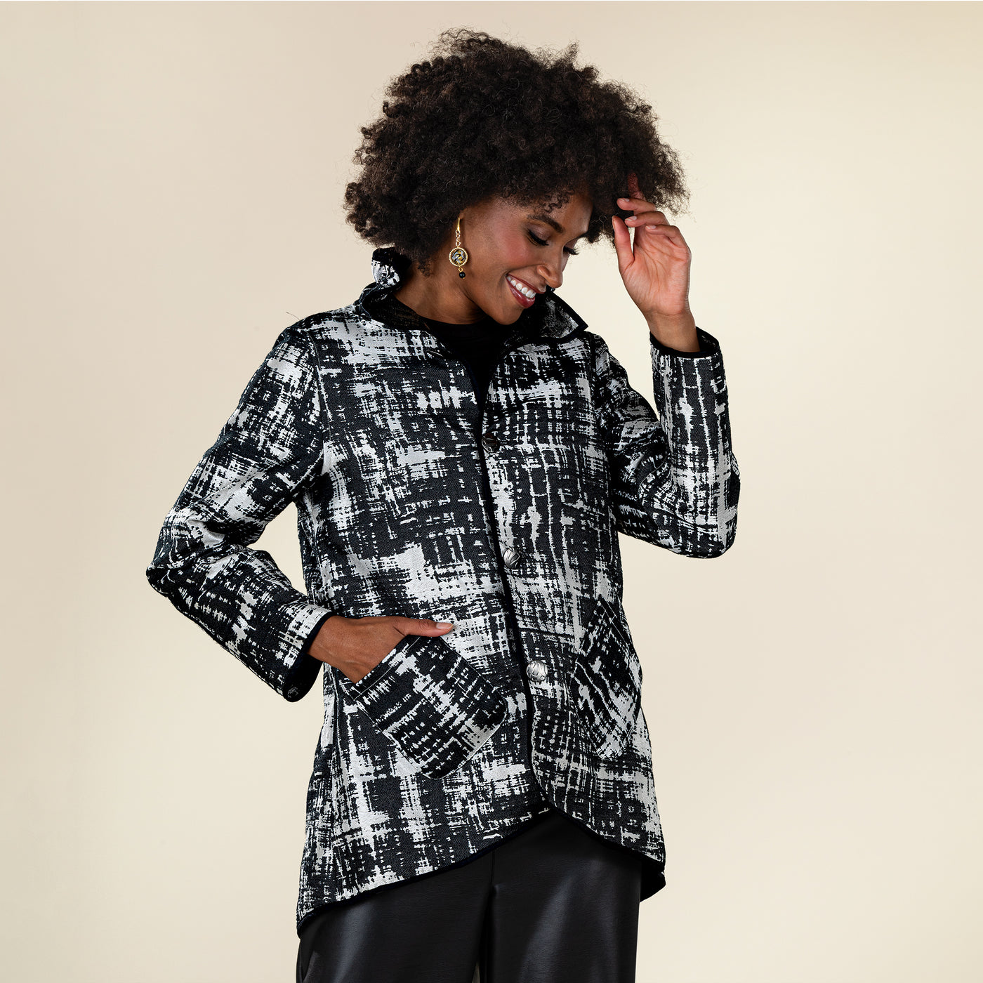 Reversible Midnight Reflections Jacket
