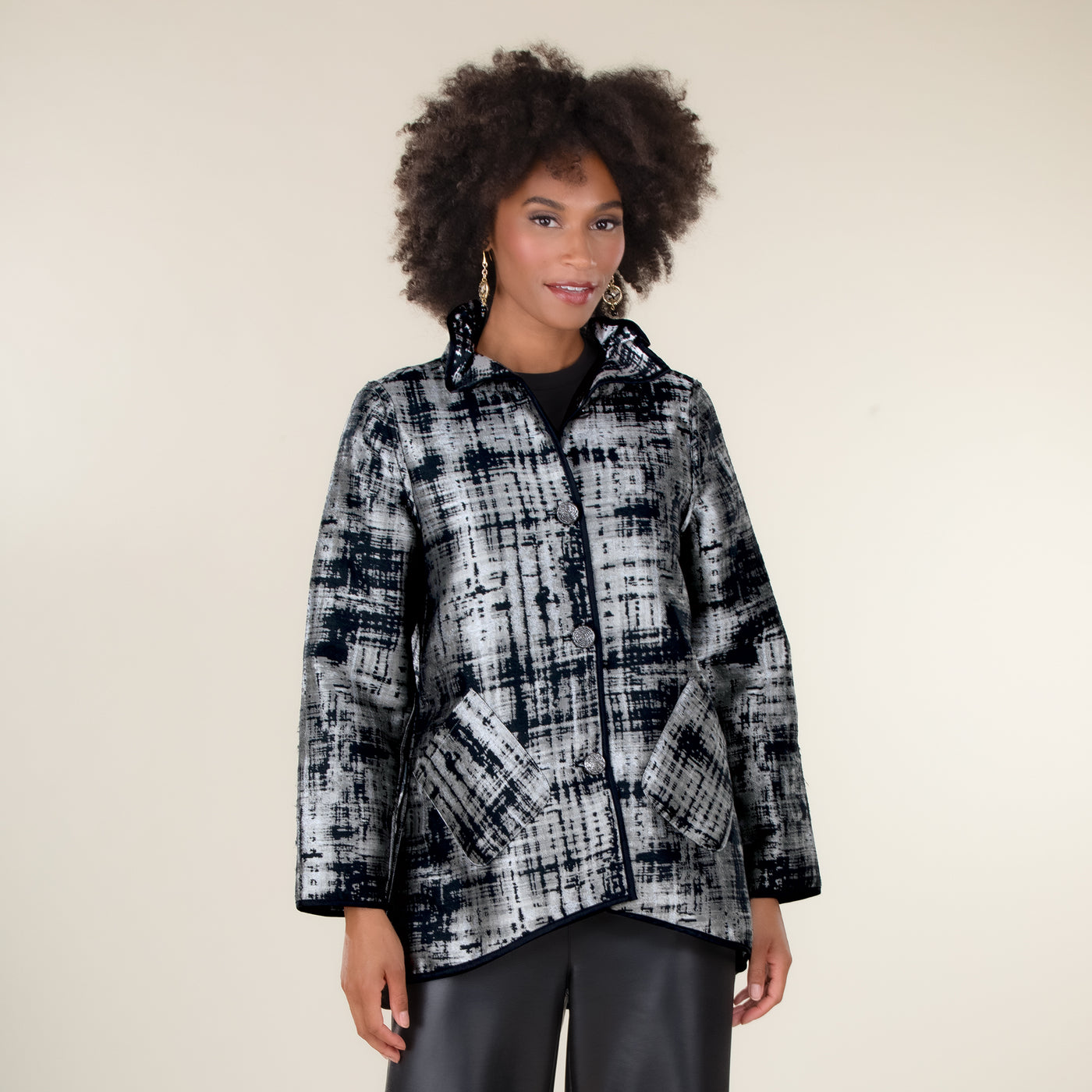 Reversible Midnight Reflections Jacket