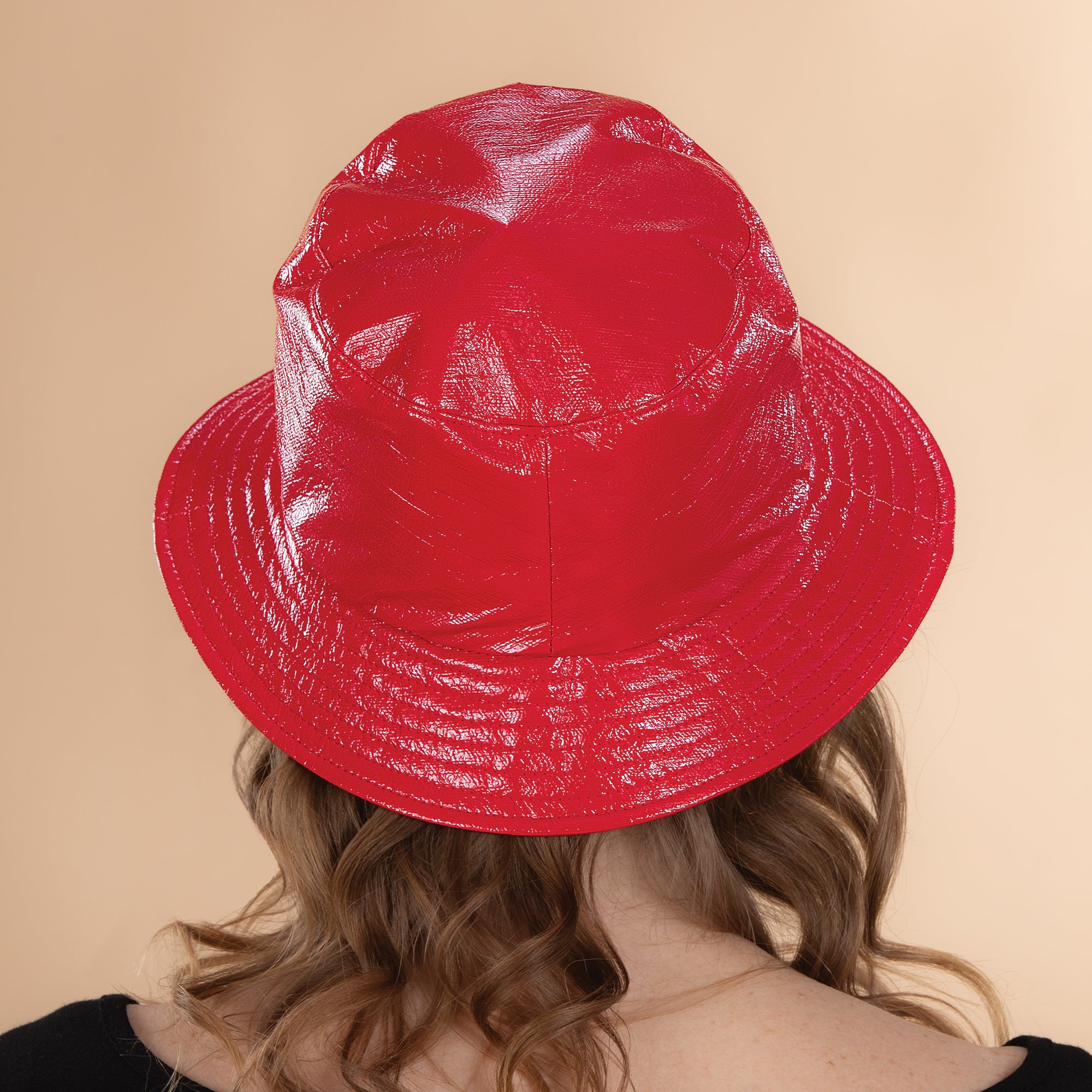 Priscilla Red Bucket Hat