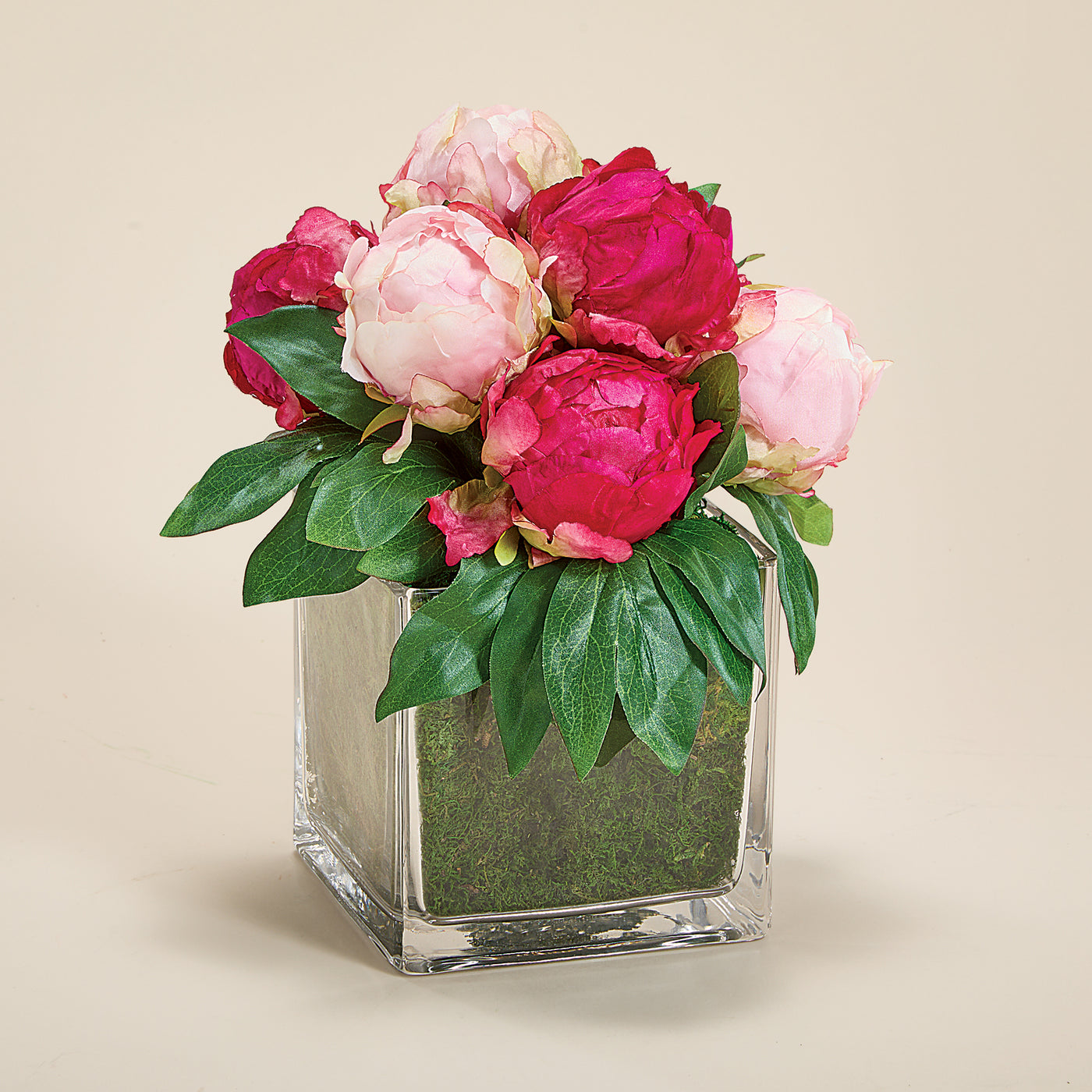 Faux Pink Peonies Arrangement (Preorder)