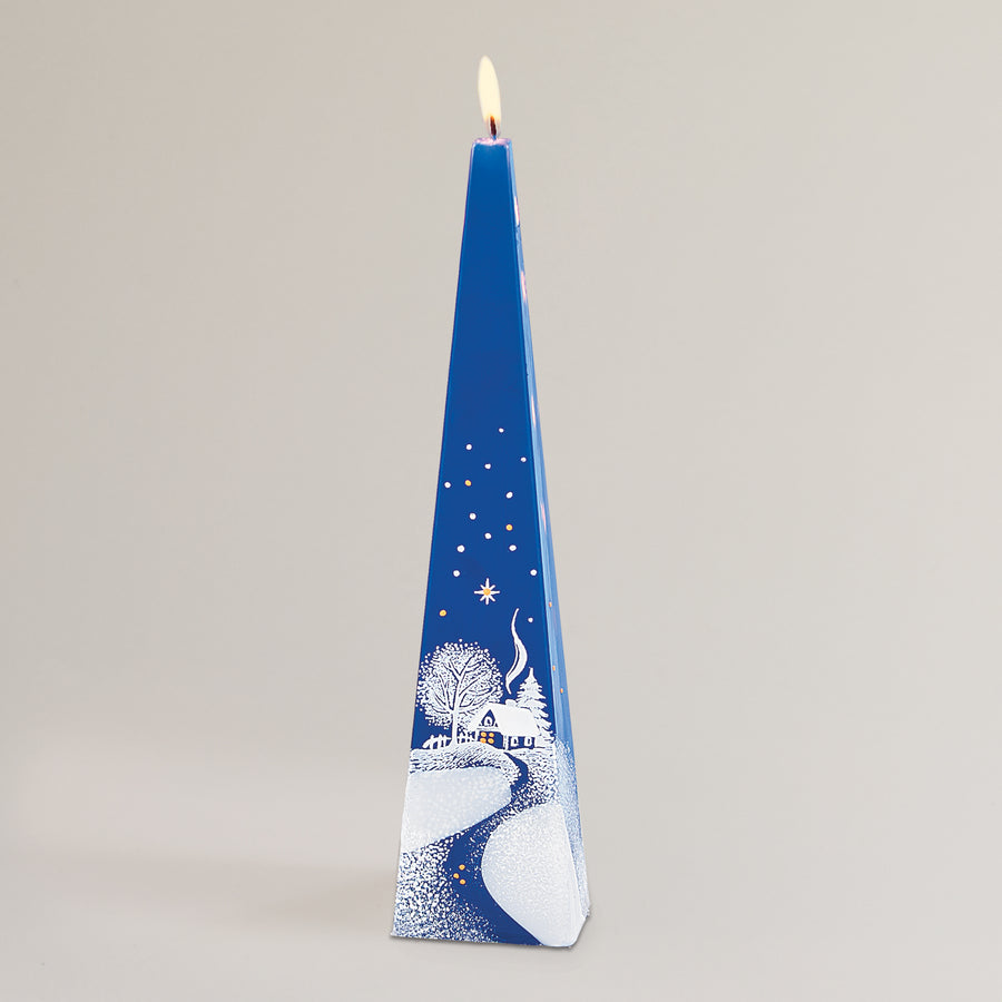 Hand-Painted Home For The Holidays Candle