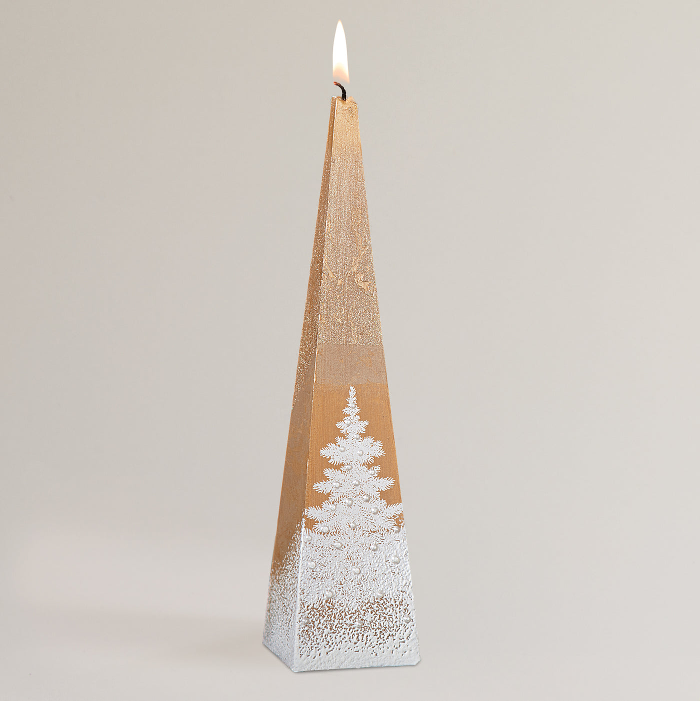 Hand-Painted Merry & Bright Candle