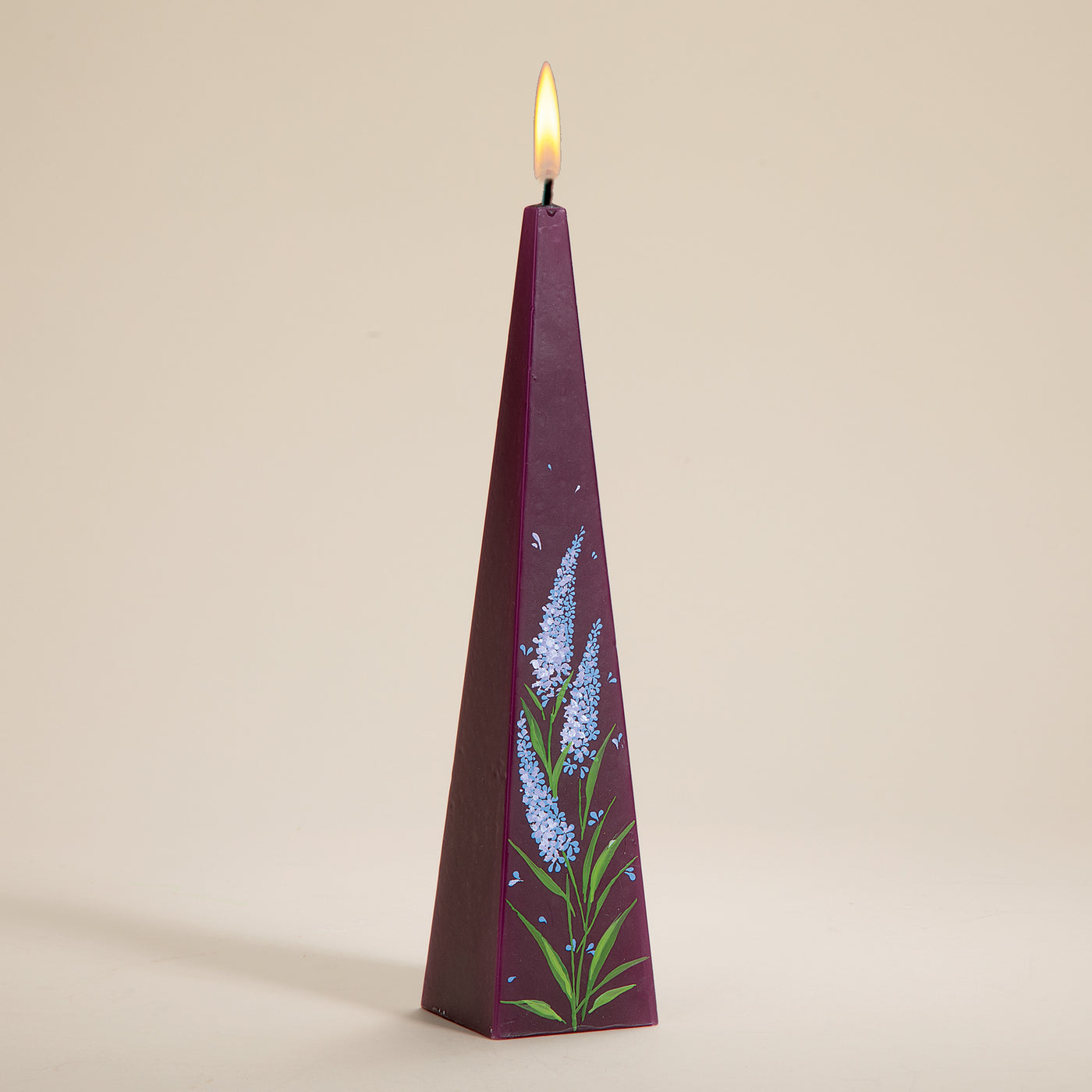 Hand-Painted Lovely Lavender Candle (Preorder)