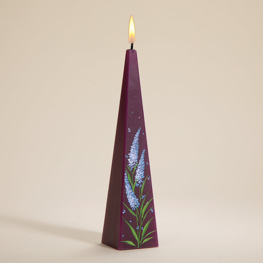 Hand-Painted Lovely Lavender Candle (Preorder)