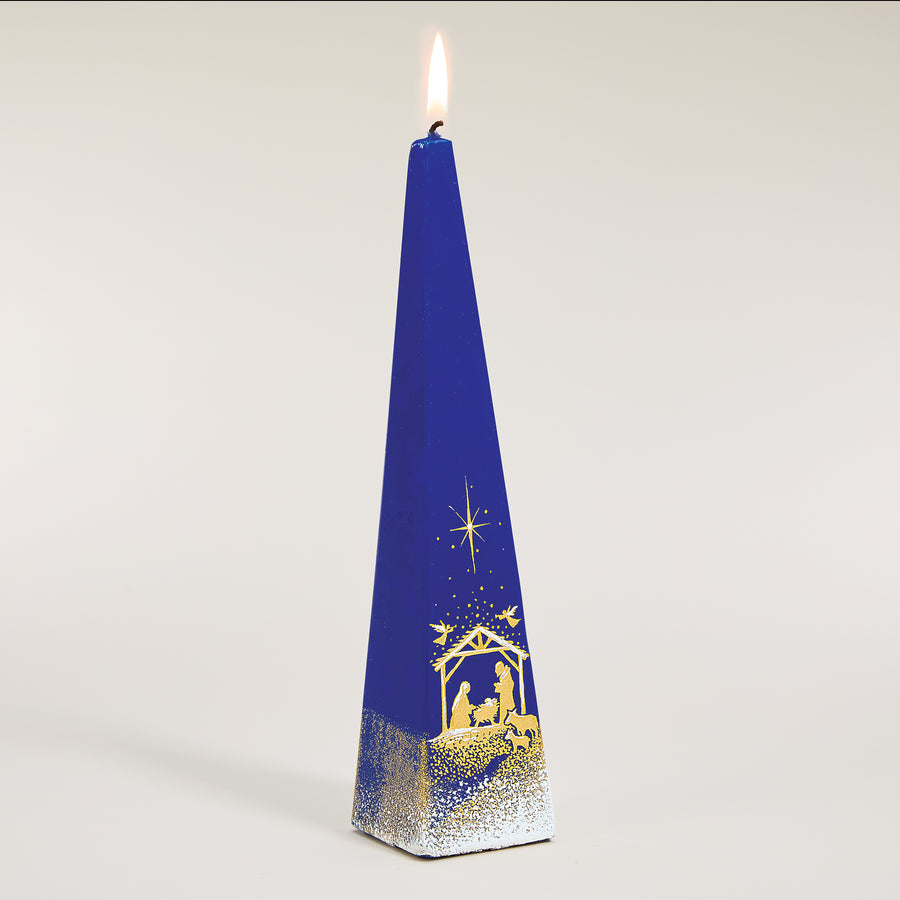 Hand-Painted Holy Night Candle (Preorder)