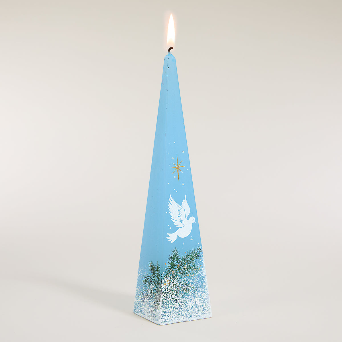 Hand-Painted Dove Of Peace Candle (Preorder)