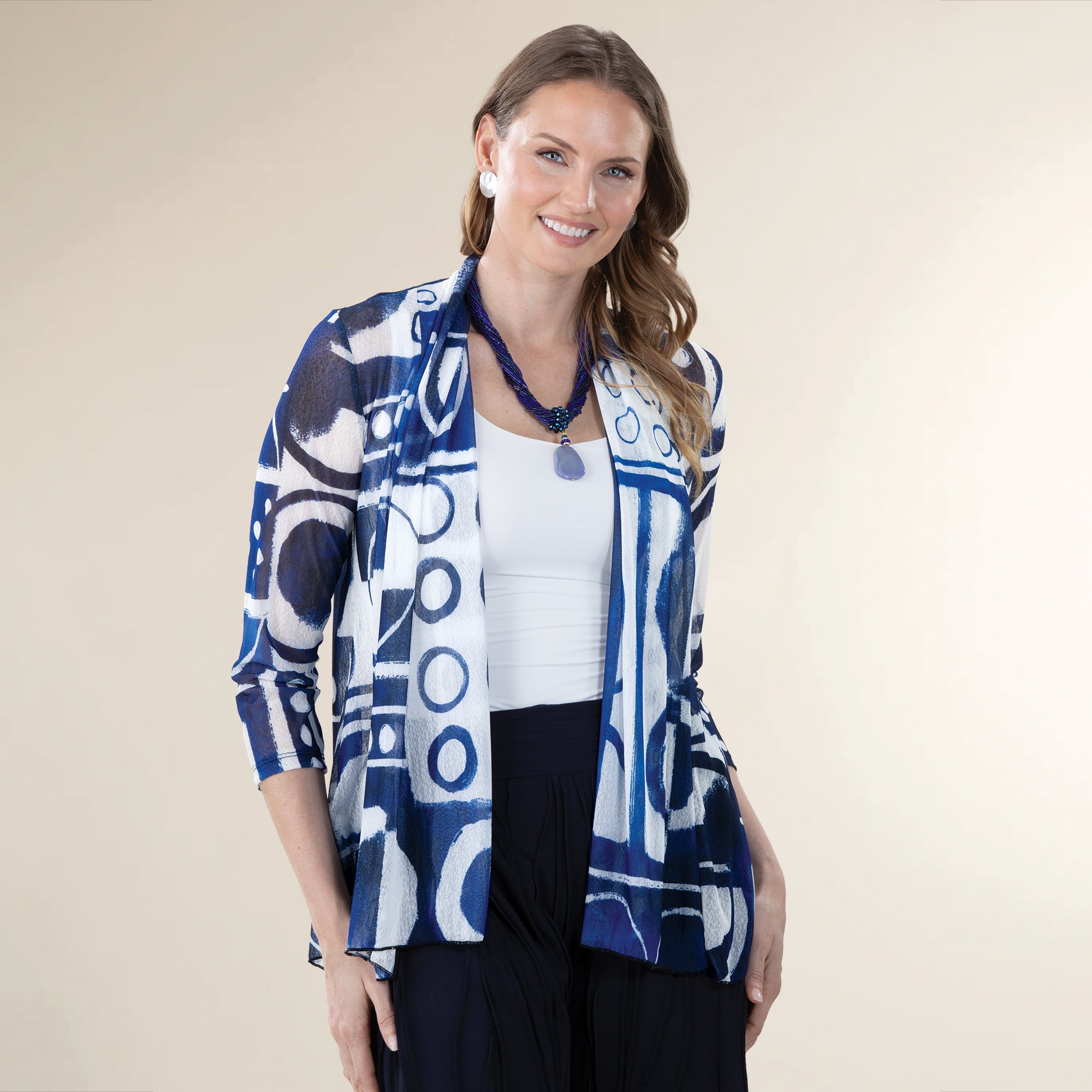 Polka-Dotted Patterns Cardigan