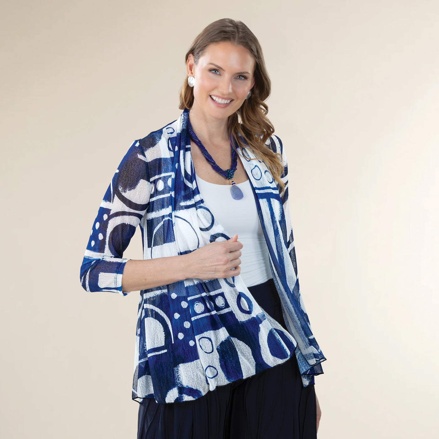 Polka-Dotted Patterns Cardigan