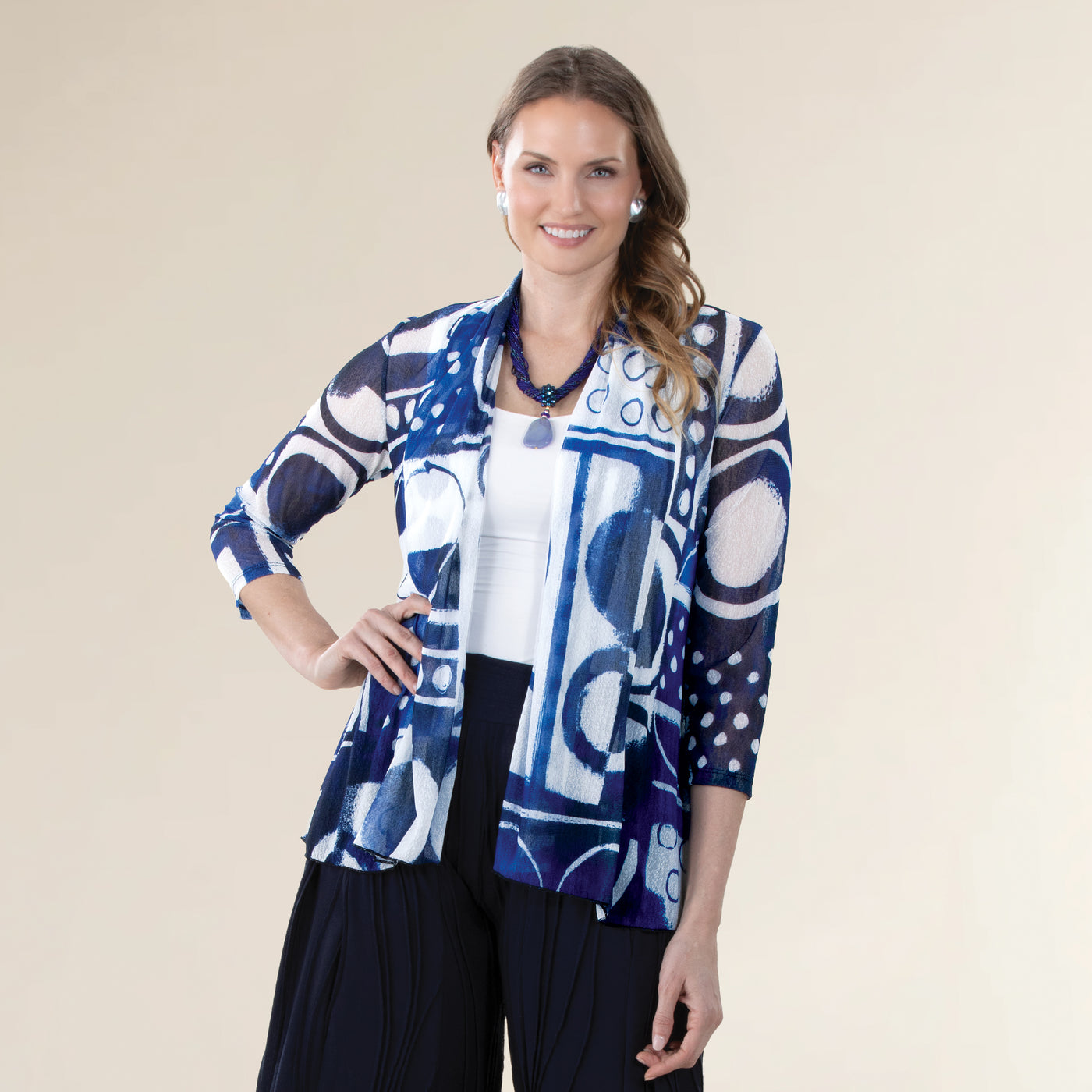 Polka-Dotted Patterns Cardigan