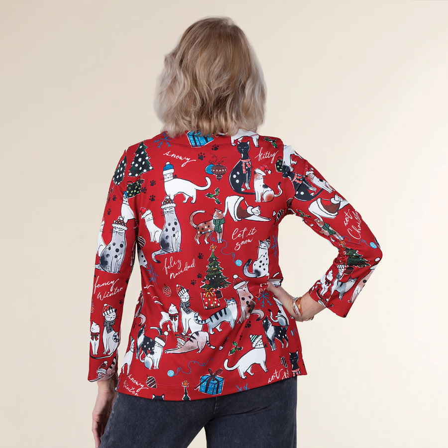 Festive Felines Holiday Tunic