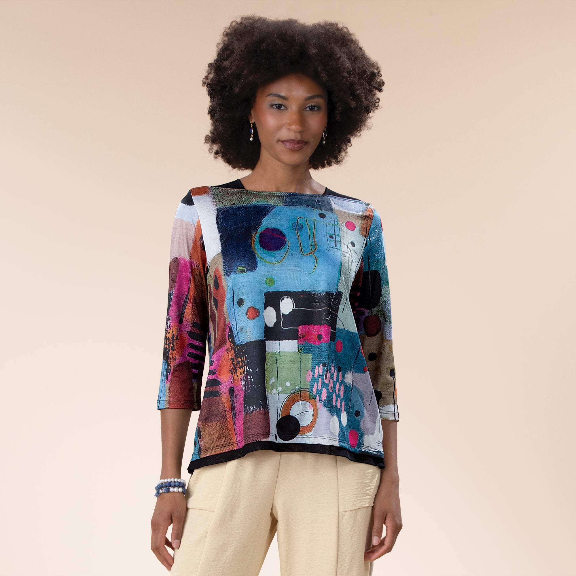 Sophisticated Shapes Top