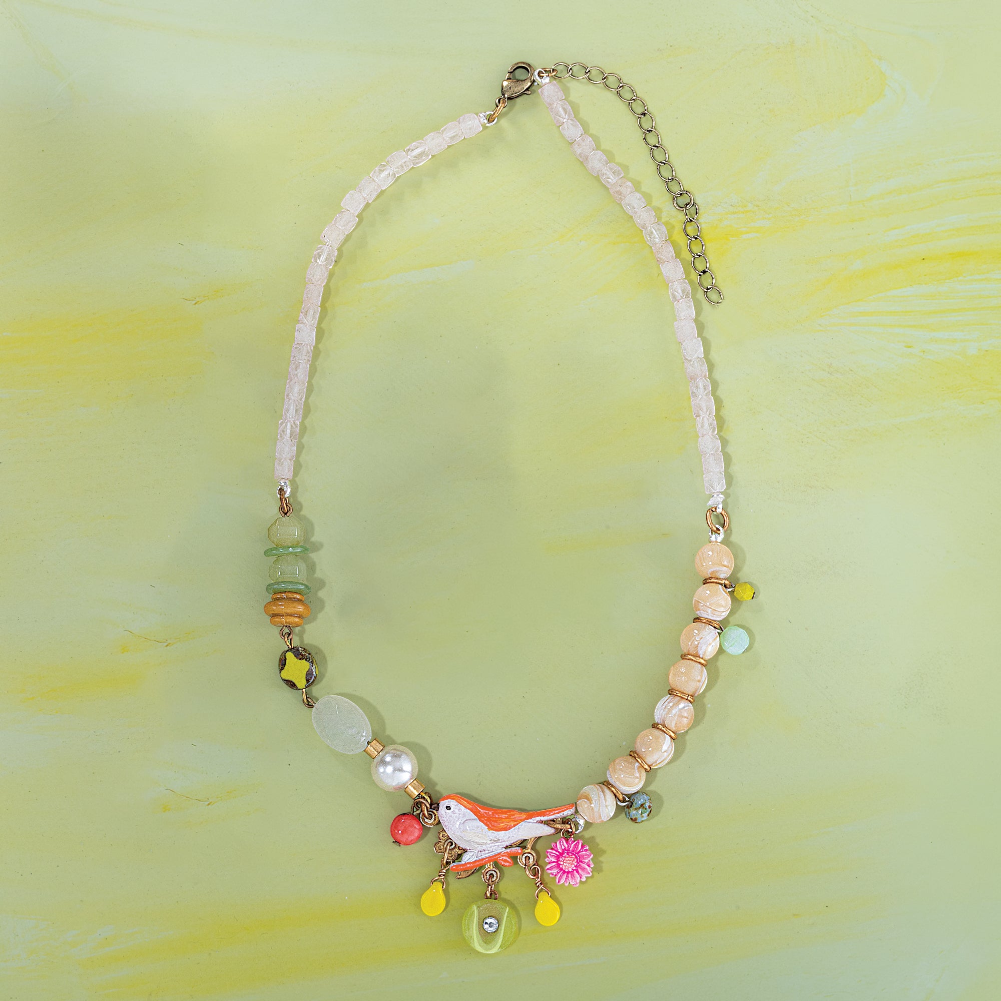 Repurposed Relics Charming Bird Necklace (Preorder)
